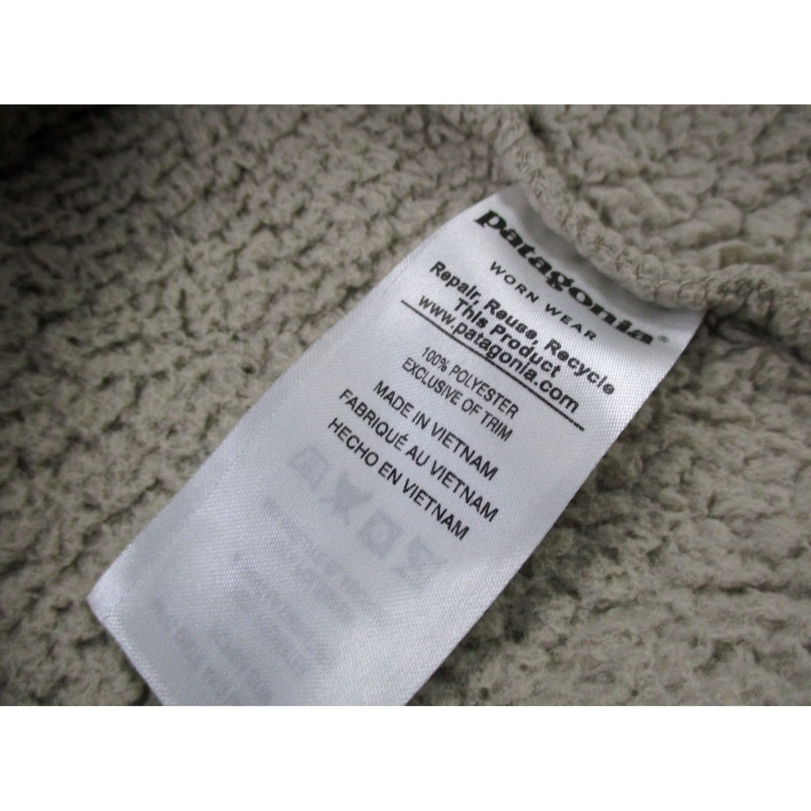 Patagonia Patagonia Jacket Womens M Beige Logo Windbreaker 4 Zip Pockets Fleece Lining Casual Outdoor 25235Mens Size M / US 6-8 / IT 42-44 - 7 Thumbnail