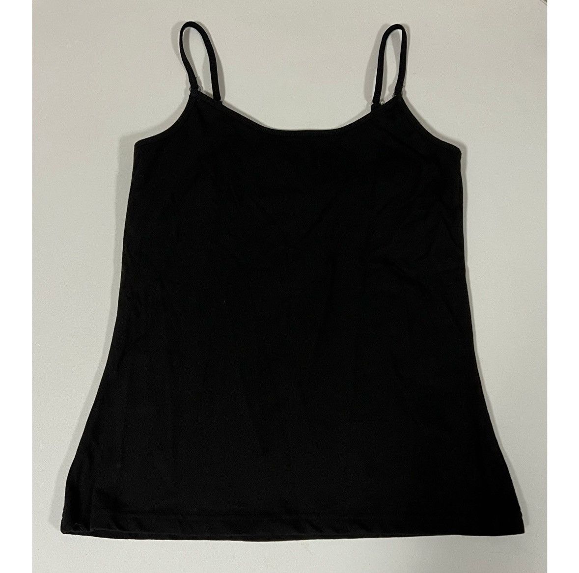 Faded Glory Faded Glory Black Shelf-Bra Cami Camisole Top Shirt Size S 🖤 Size S / US 4 / IT 40 - 1 Thumbnail