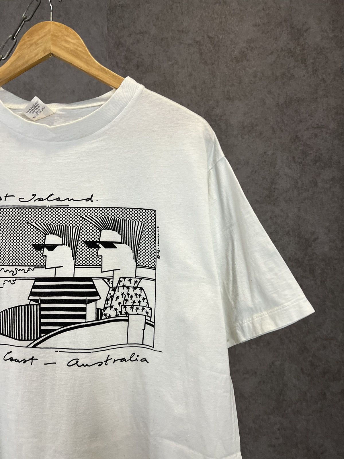Vintage West Coast Australia 1987 vintage single stitch tee Size US M / EU 48-50 / 2 - 2 Thumbnail