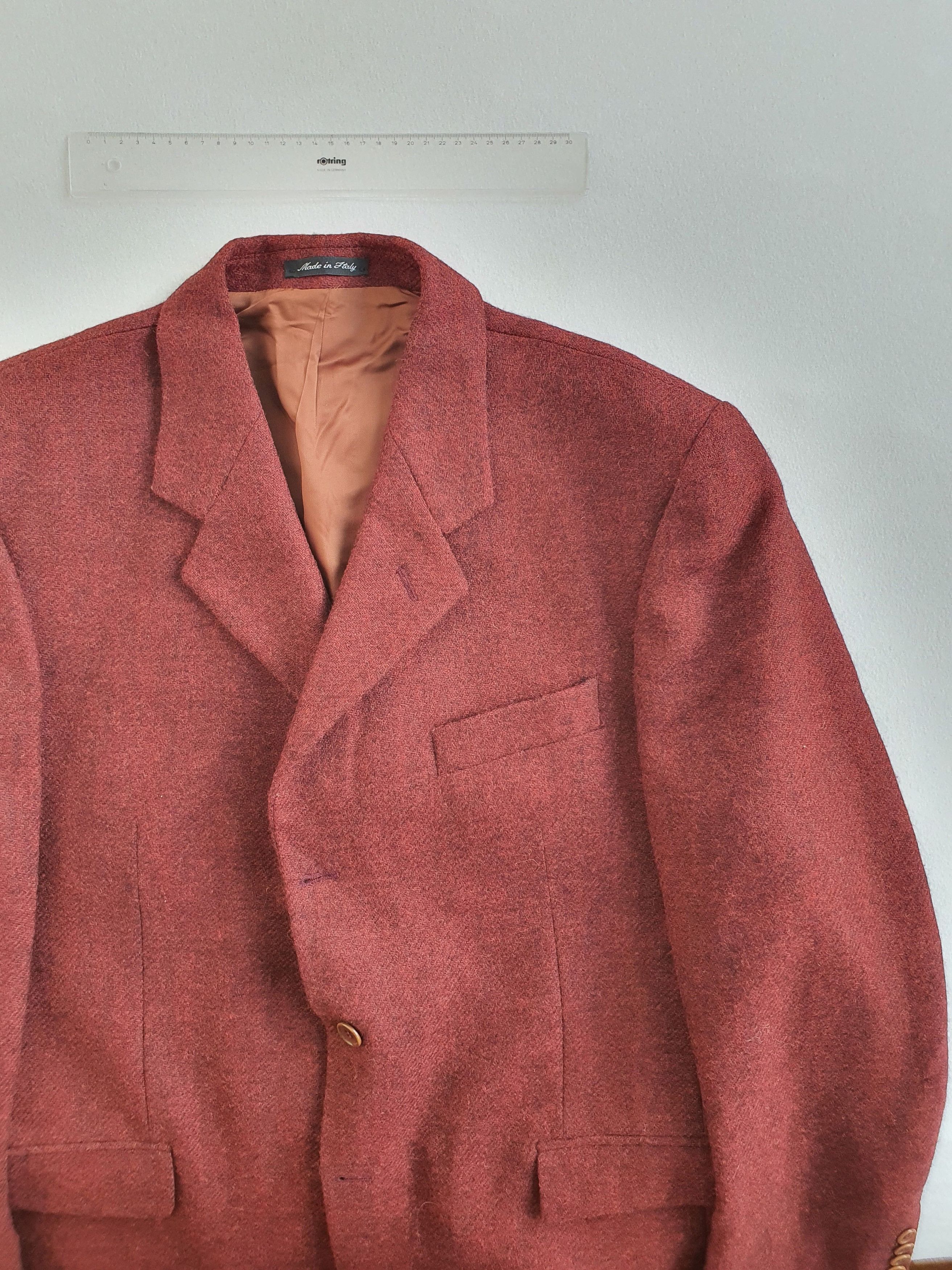 Boggi MOON Shetland Wool - Sports Coat Jacket - Regular - Sz EU 54 Size 44R - 3 Thumbnail