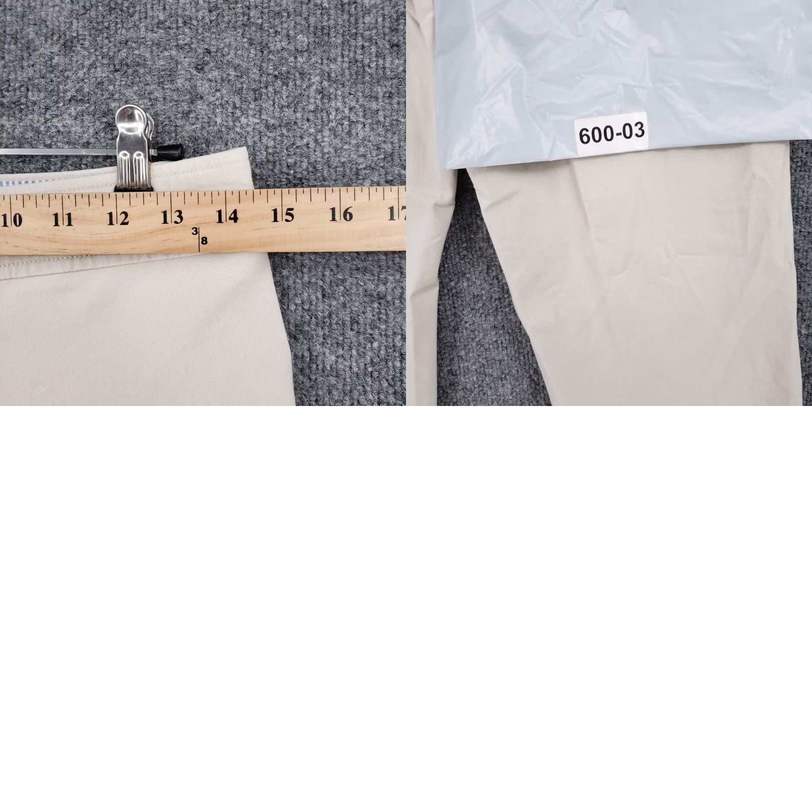 Tommy Hilfiger Tommy Hilfiger Pants Womens 8 Beige Chino Mid-Rise Straight Stretch Flat Front Size 30" / US 8 / IT 44 - 9 Thumbnail