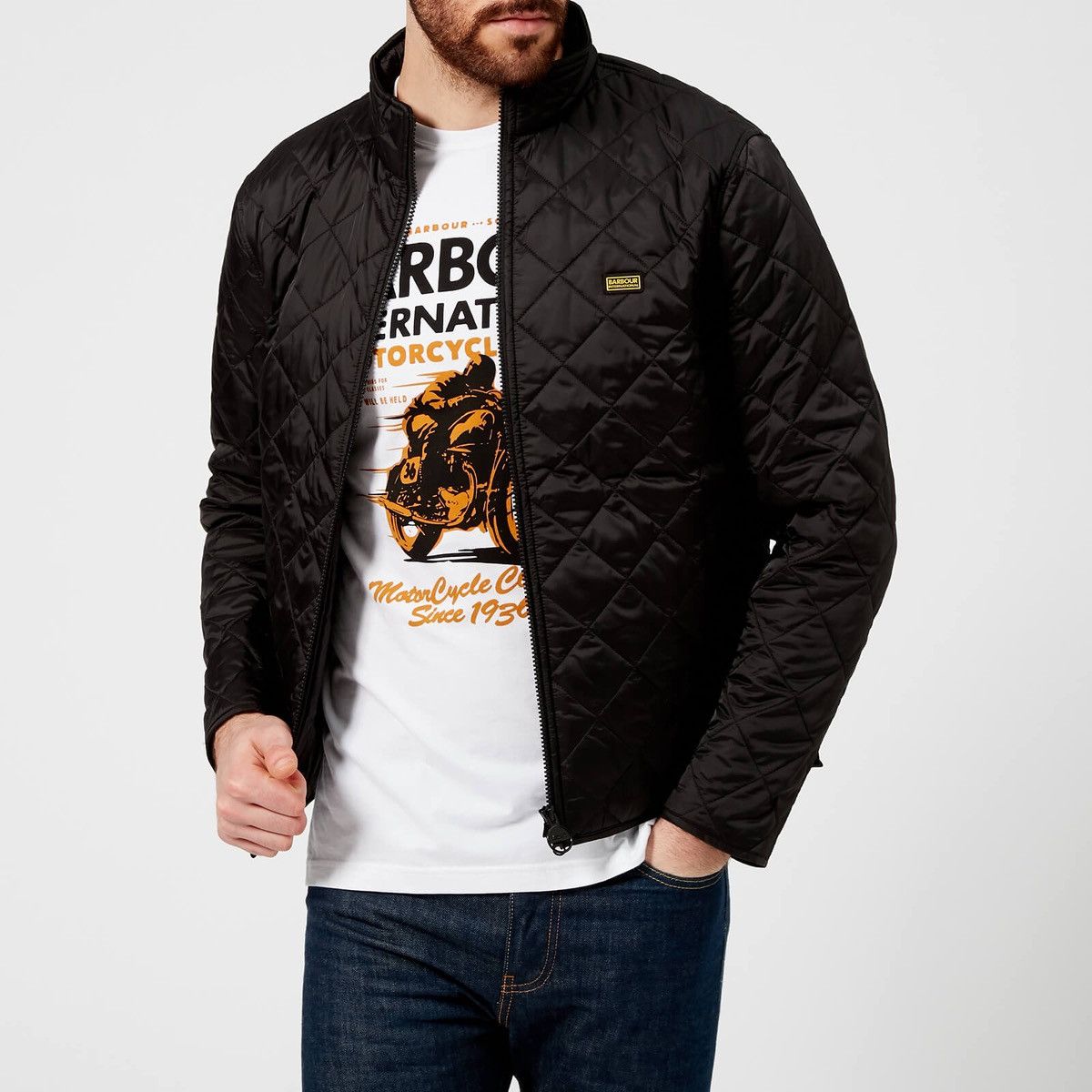 Barbour 🔥 Barbour International Gear Jacket Quilted Size US XL / EU 56 / 4 - 2 Thumbnail