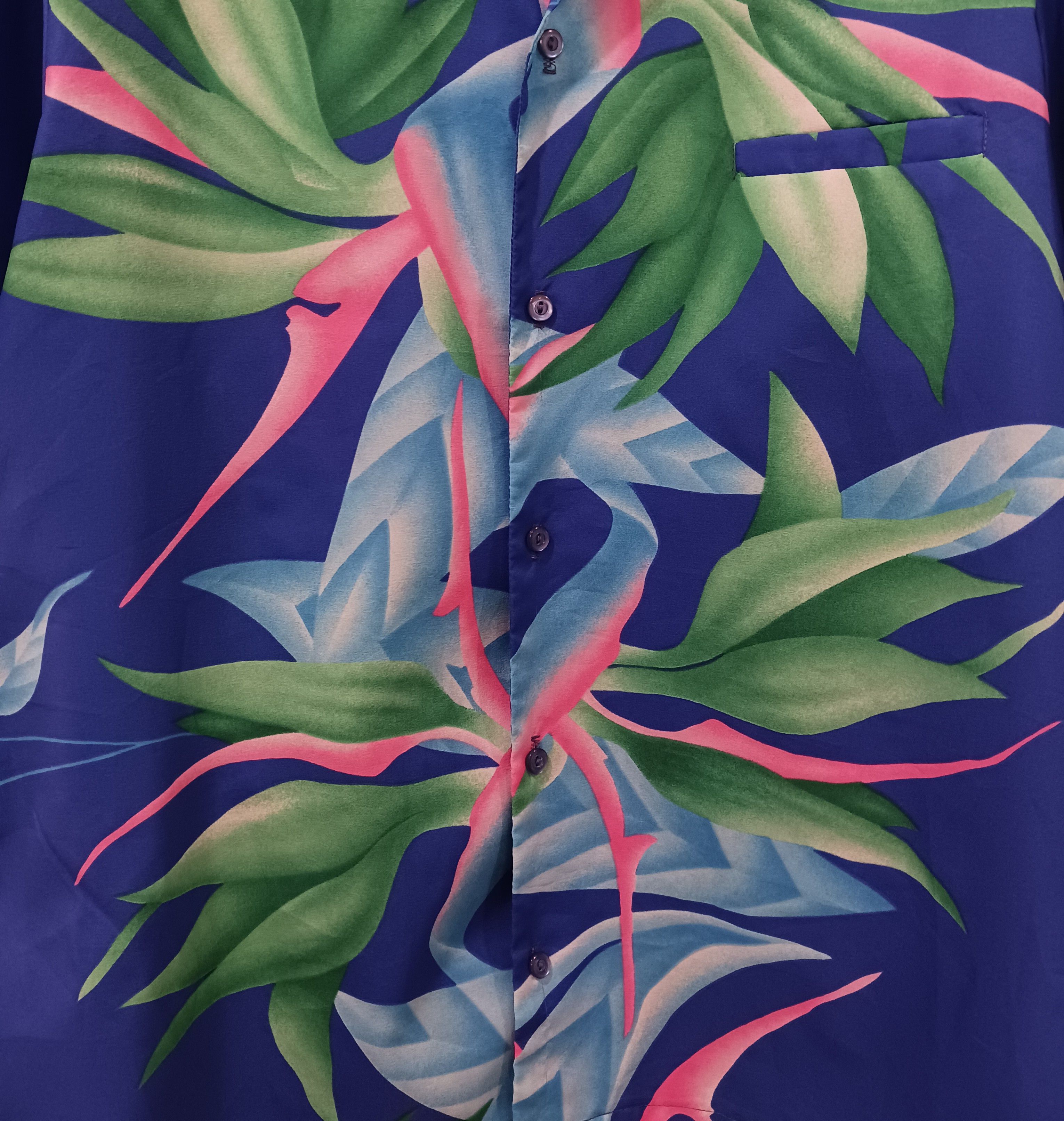 Vintage Greenecastle Vintage 1970s Bird Of Paradise Floral Button Up Size US L / EU 52-54 / 3 - 8 Thumbnail