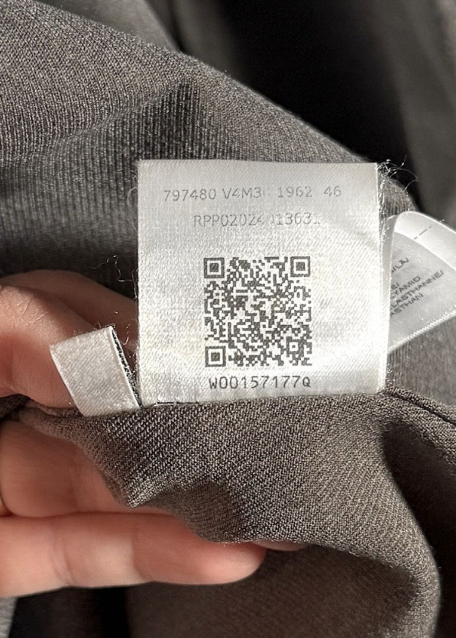 Bottega Veneta Bottega Veneta Grey Wool Serge Buttoned Shirt Size XL / US 12-14 / IT 48-50 - 9 Thumbnail