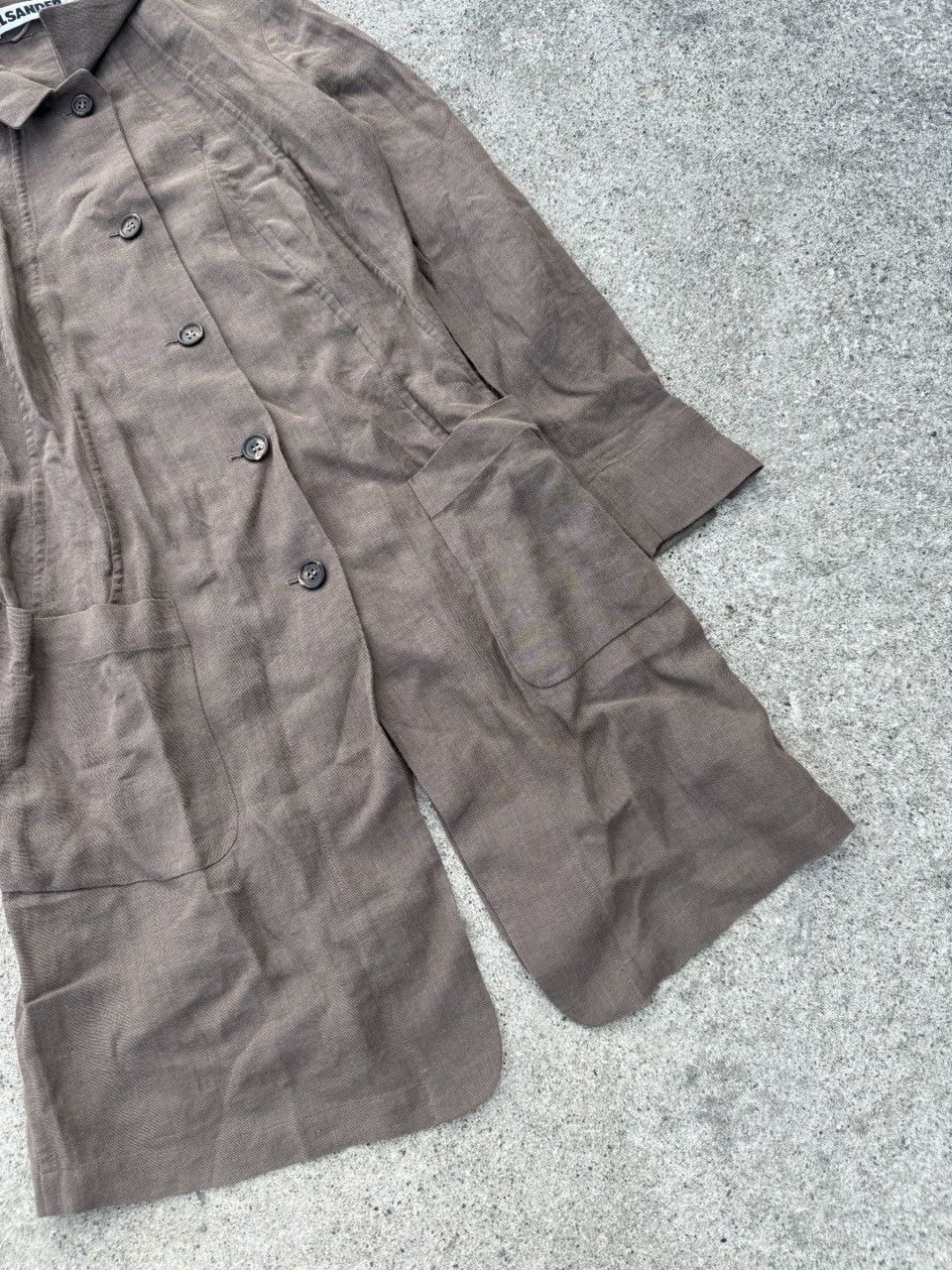 Jil Sander Jil Sander - Vintage Linen Shirt/Coat Size XS / US 0-2 / IT 36-38 - 3 Thumbnail