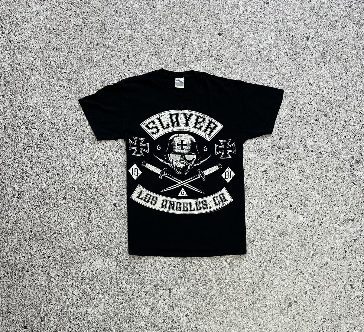 Slayer × Vintage Vintage Slayer Los Angeles CA Rock Band 2010 T-Shirt Size US M / EU 48-50 / 2 - 2 Thumbnail