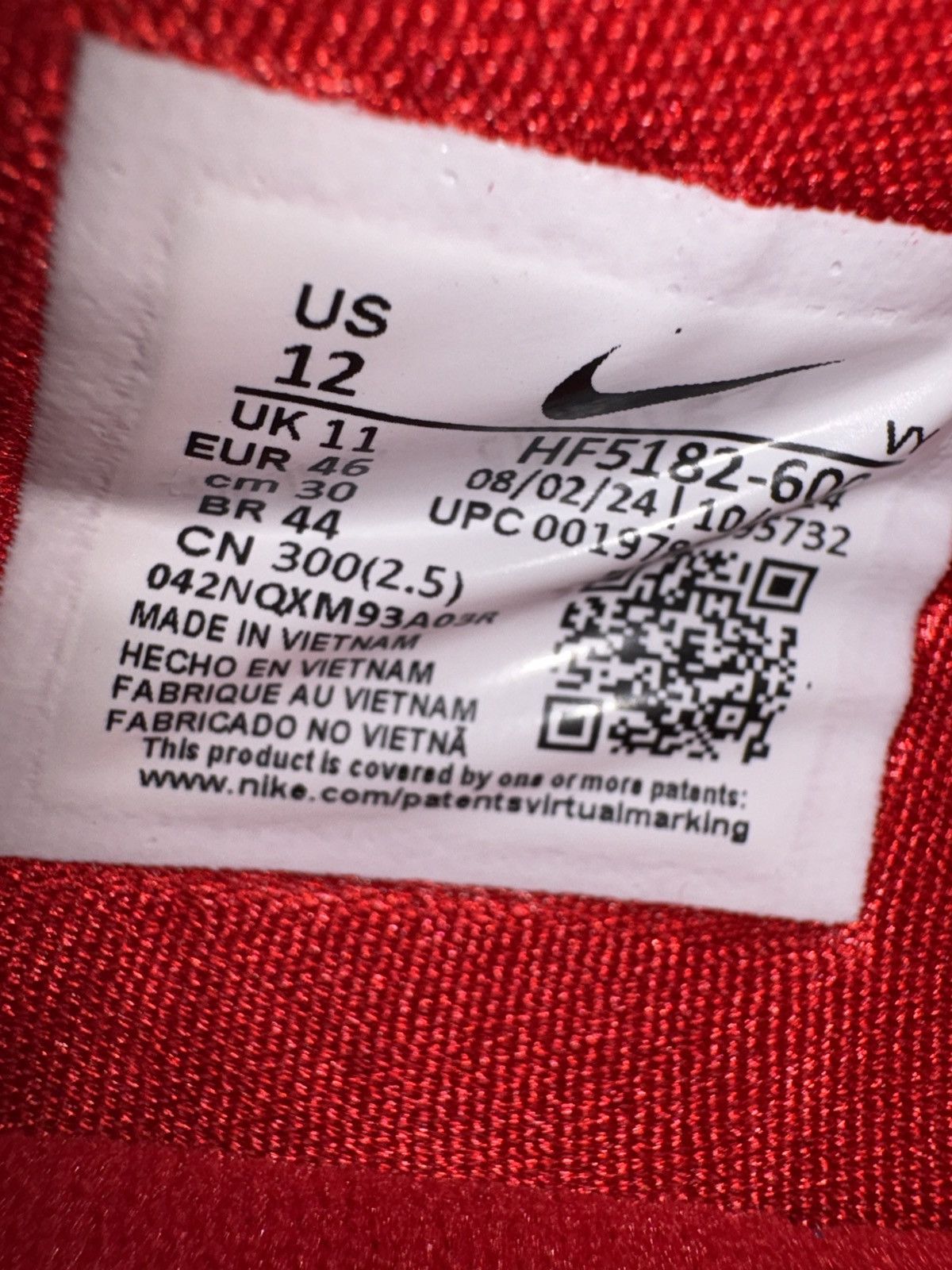 Nike Nike Zoom Kobe 5 Protro ‘Year of the Mamba’ - University Red Size US 12 / EU 45 - 7 Thumbnail