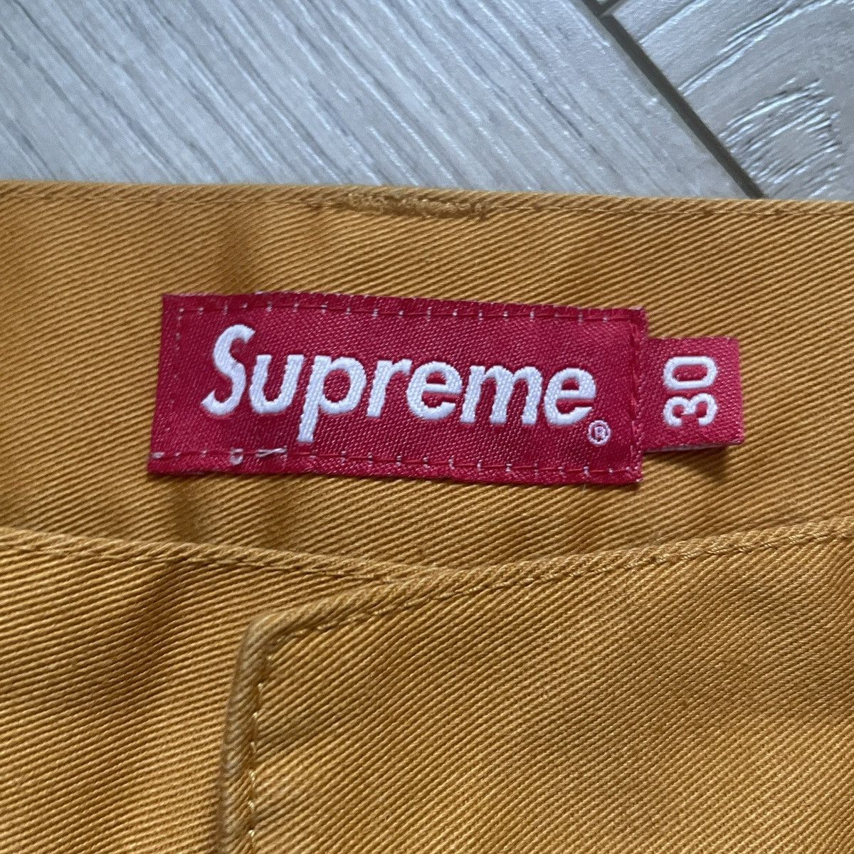 Supreme Supreme FW16 Work Pant Chino Trousers in Mustard Size US 30 / EU 46 - 3 Thumbnail