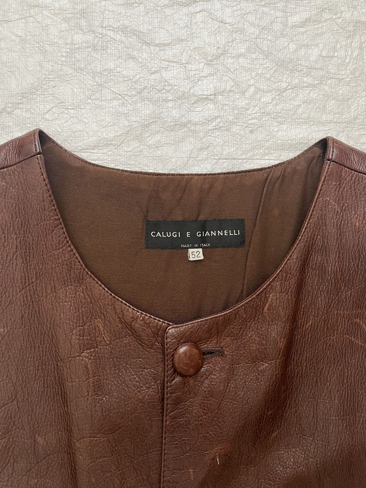 Calugi e Gianelli Calugi e Giannelli 1980s italian leather frog vest Size US L / EU 52-54 / 3 - 3 Thumbnail