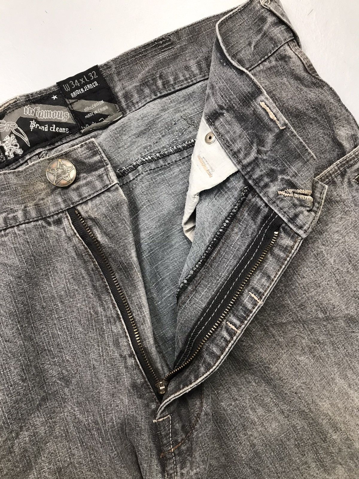 Southpole Vintage Raiden embroidered denim Size US 36 / EU 52 - 5 Thumbnail