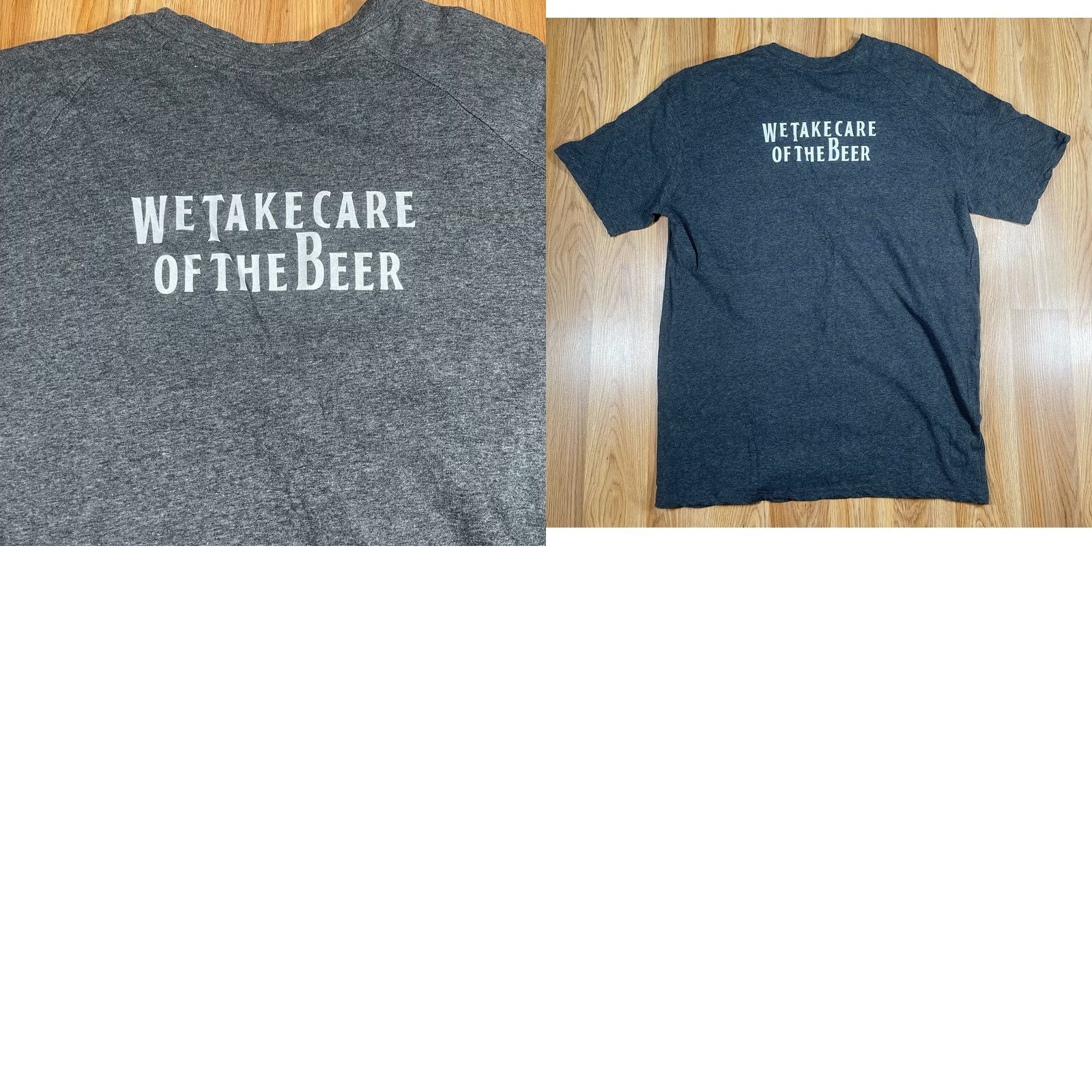 Vintage Badger CrewNeck T-Shirt Mens XL Gray Cotton Spandex Blend Short Sleeve Crew Neck Regular Fit Canvas Logo Vintage: No Size US XL / EU 56 / 4 - 9 Thumbnail