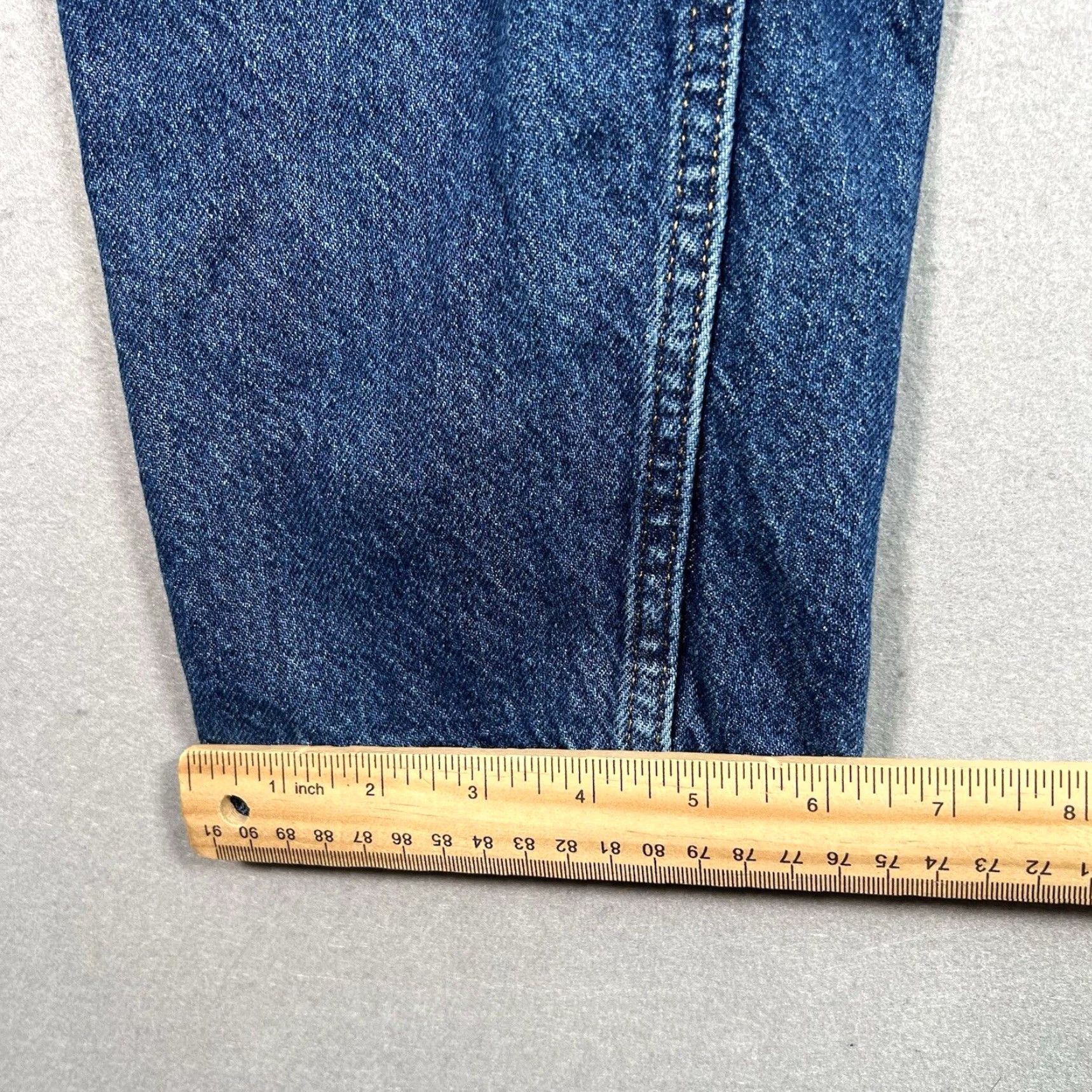 Mango VINTAGE Mango Denim Jeans Womens 10 Blue Medium Wash 100% Cotton Mom Shirt Size 32" / US 10 / IT 46 - 5 Thumbnail