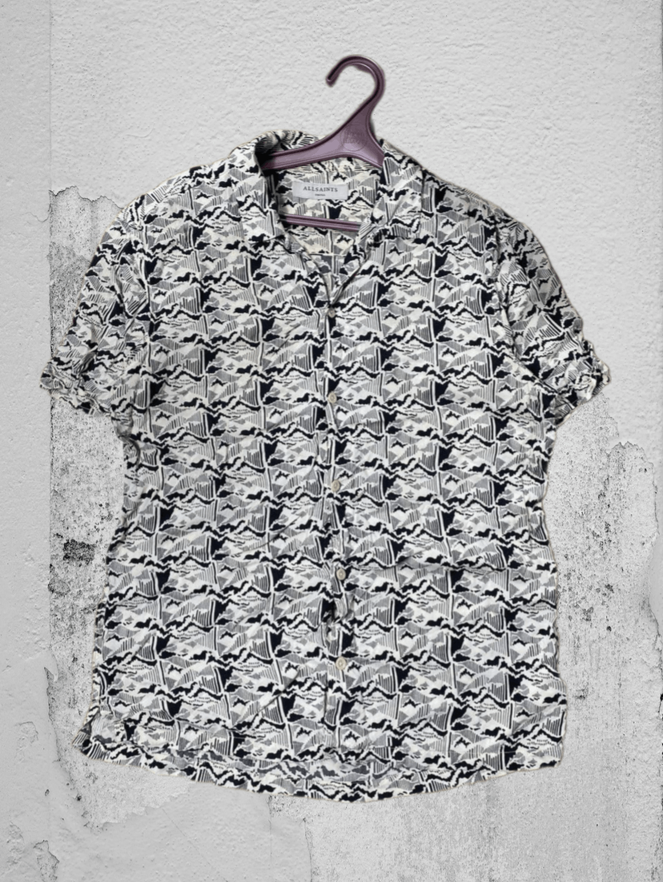 Allsaints Allsaints designer distressed denim shirt Size US S / EU 44-46 / 1 - 1 Thumbnail