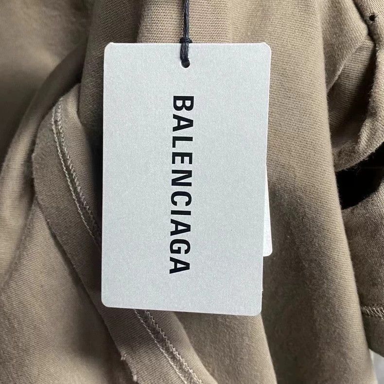 Balenciaga Balenciaga Logo Short Sleeve T-Shirt in Gray-2506 Size US M / EU 48-50 / 2 - 4 Thumbnail
