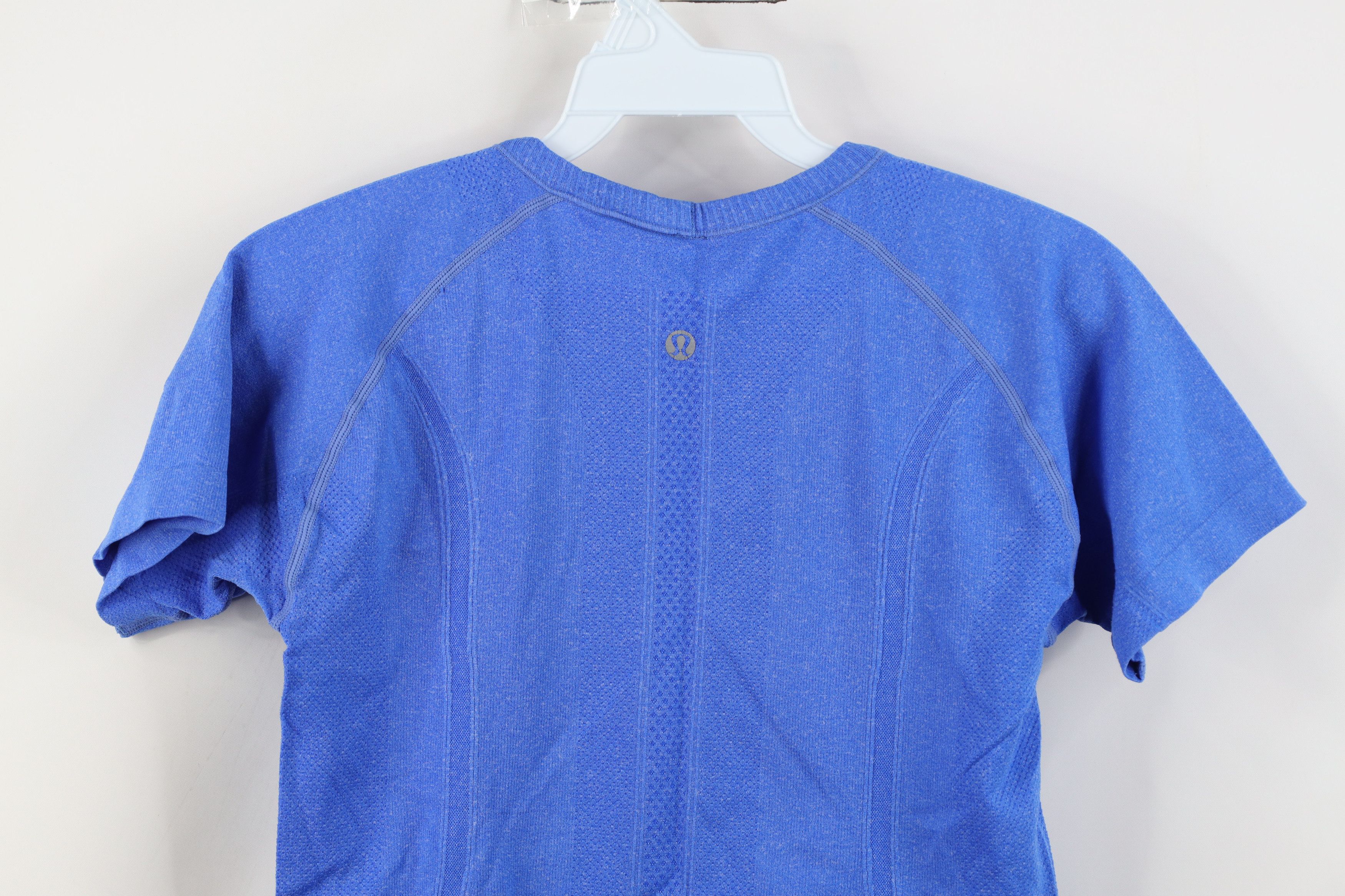 Lululemon Lululemon Tech Short Sleeve Training Gym T-Shirt Blue Knit Size M / US 6-8 / IT 42-44 - 14 Thumbnail