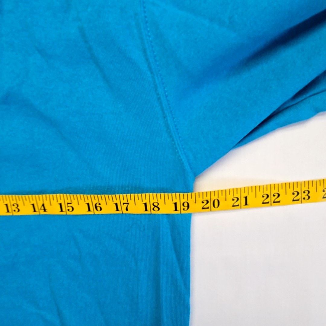 Jerzees Vintage Blank Sweatshirt Blue Plain Crewneck M Sweater 90s Size US M / EU 48-50 / 2 - 8 Thumbnail