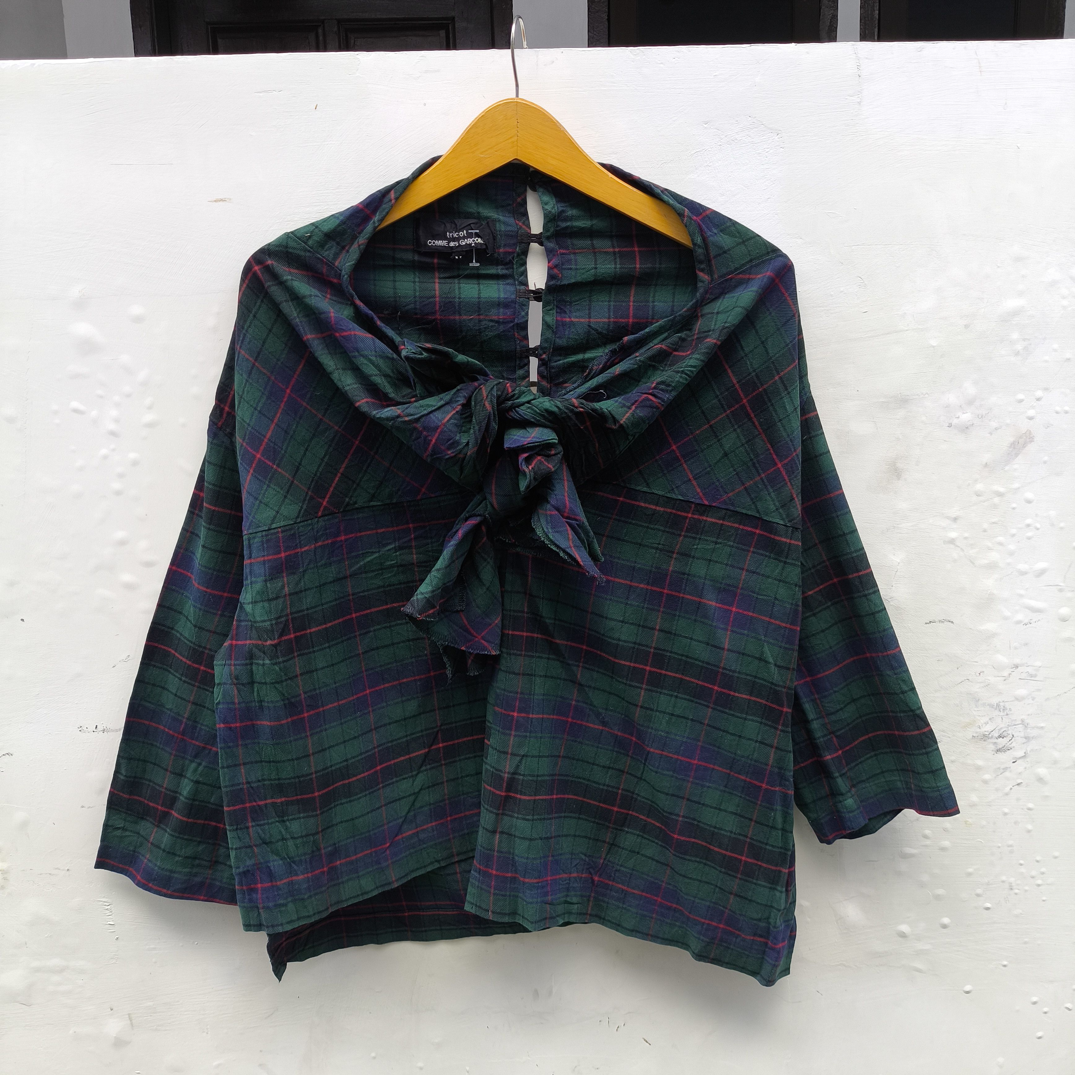 Tricot Comme des Garcons Tricot comme des garcons tops blouse shirt flanel material Size ONE SIZE - 1 Thumbnail