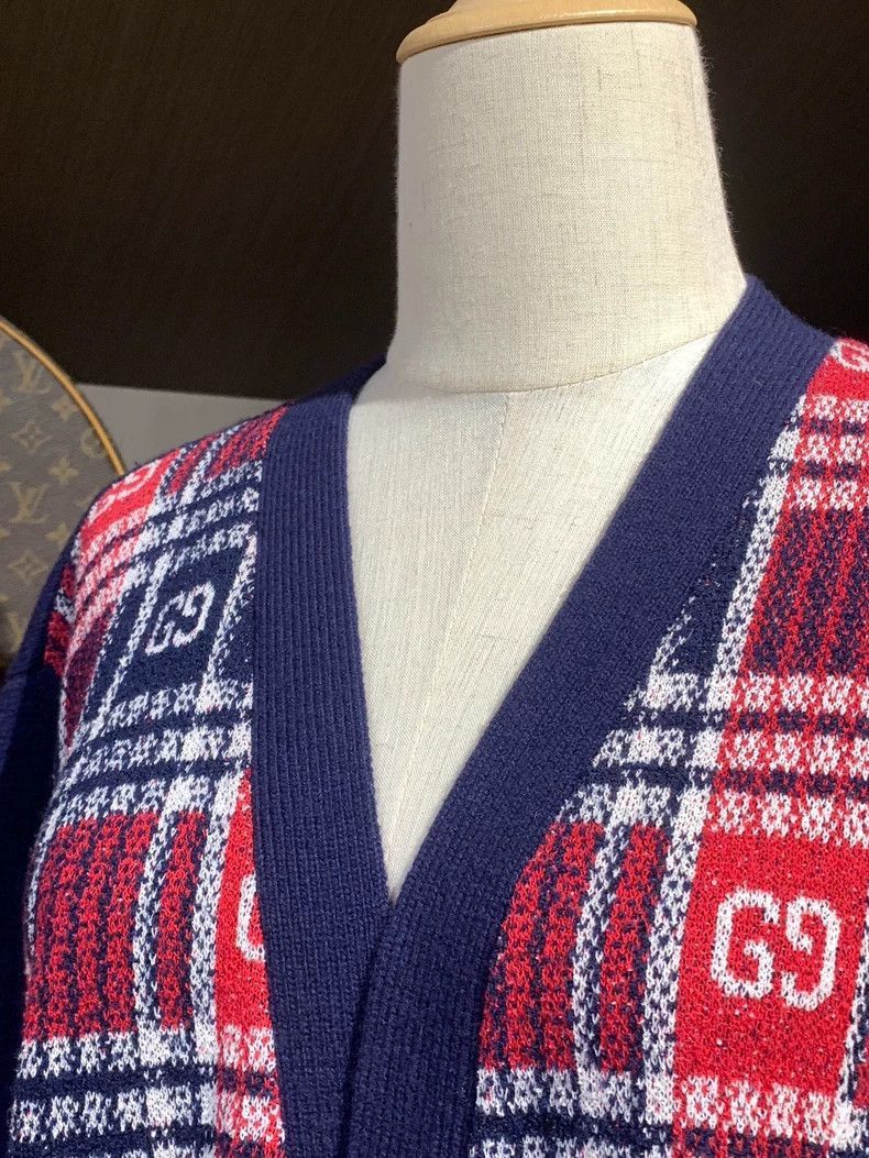 Gucci Gucci Color-Block Knitted Cardigan for Women-2506 Size US S / EU 44-46 / 1 - 4 Thumbnail