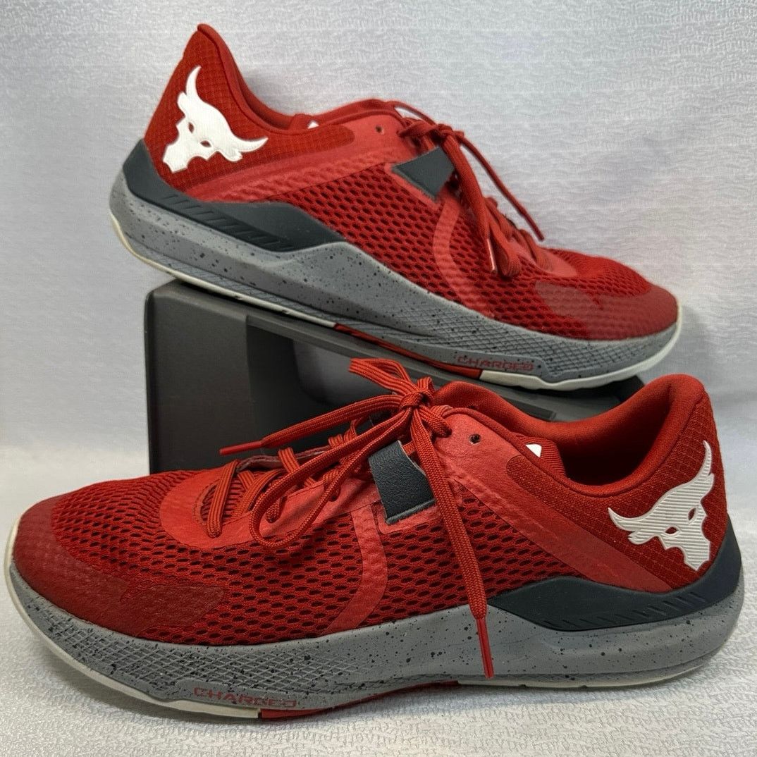 Under Armour UNDER ARMOUR x UFC Project Rock BSR Red Sneakers men sz 11 Size US 11 / EU 44 - 1 Thumbnail