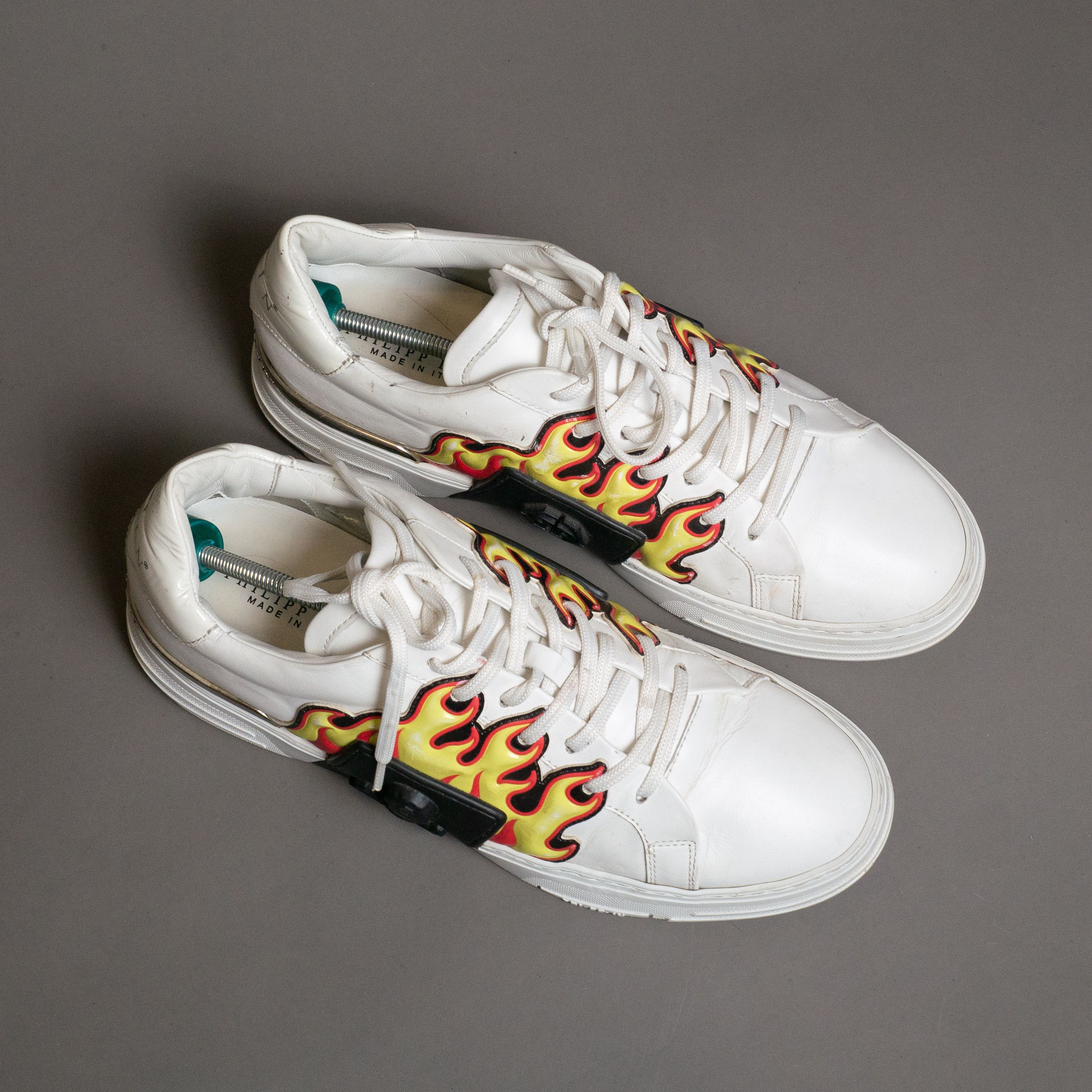 Philipp Plein Philipp Plein Rare Phantom Kicks Flame Skull EUR 43 Size US 10 / EU 43 - 3 Thumbnail