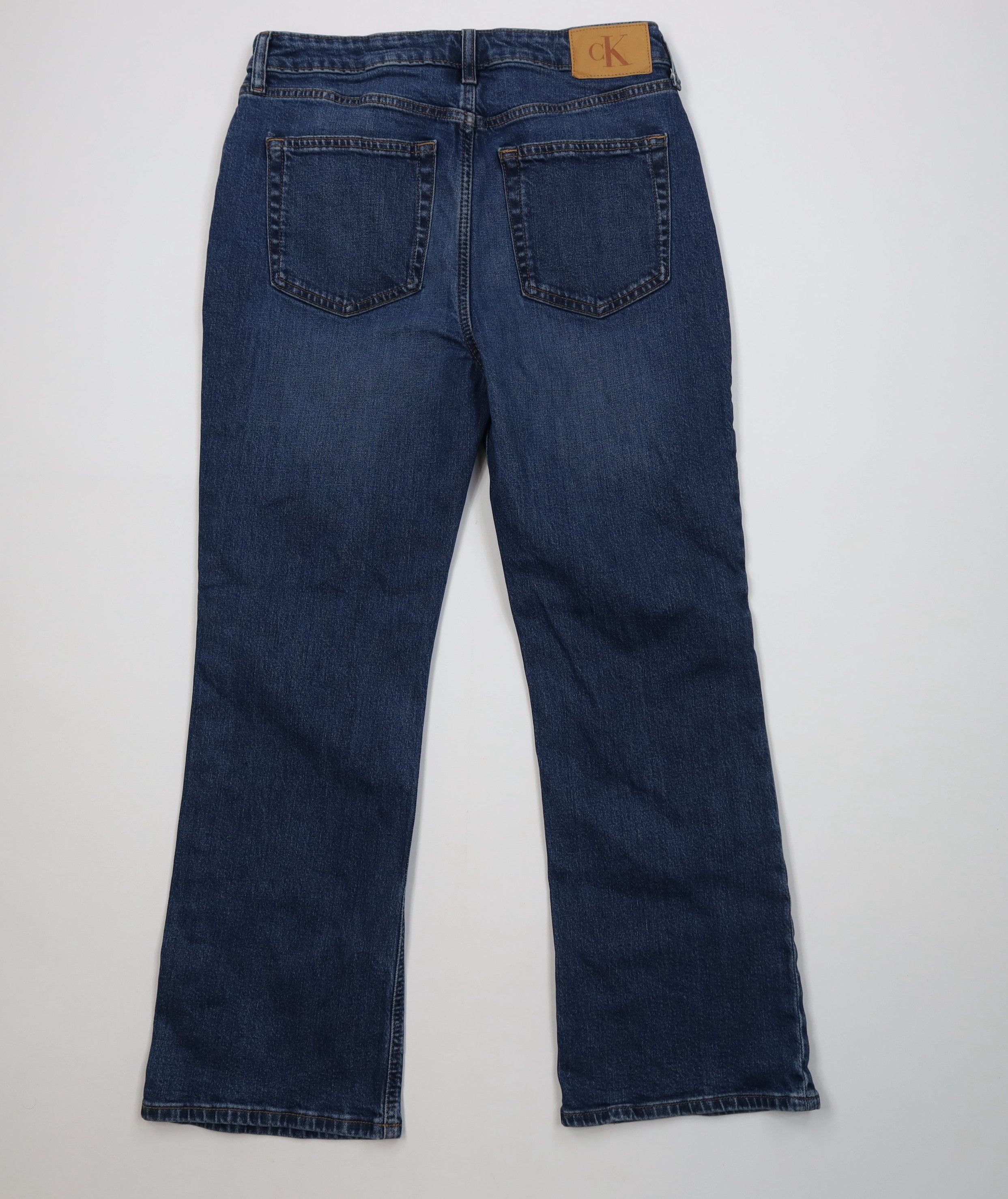 Calvin Klein Vintage 90s Y2K Calvin Klein Wide Leg Denim Jeans Blue Size 30" / US 8 / IT 44 - 10 Thumbnail