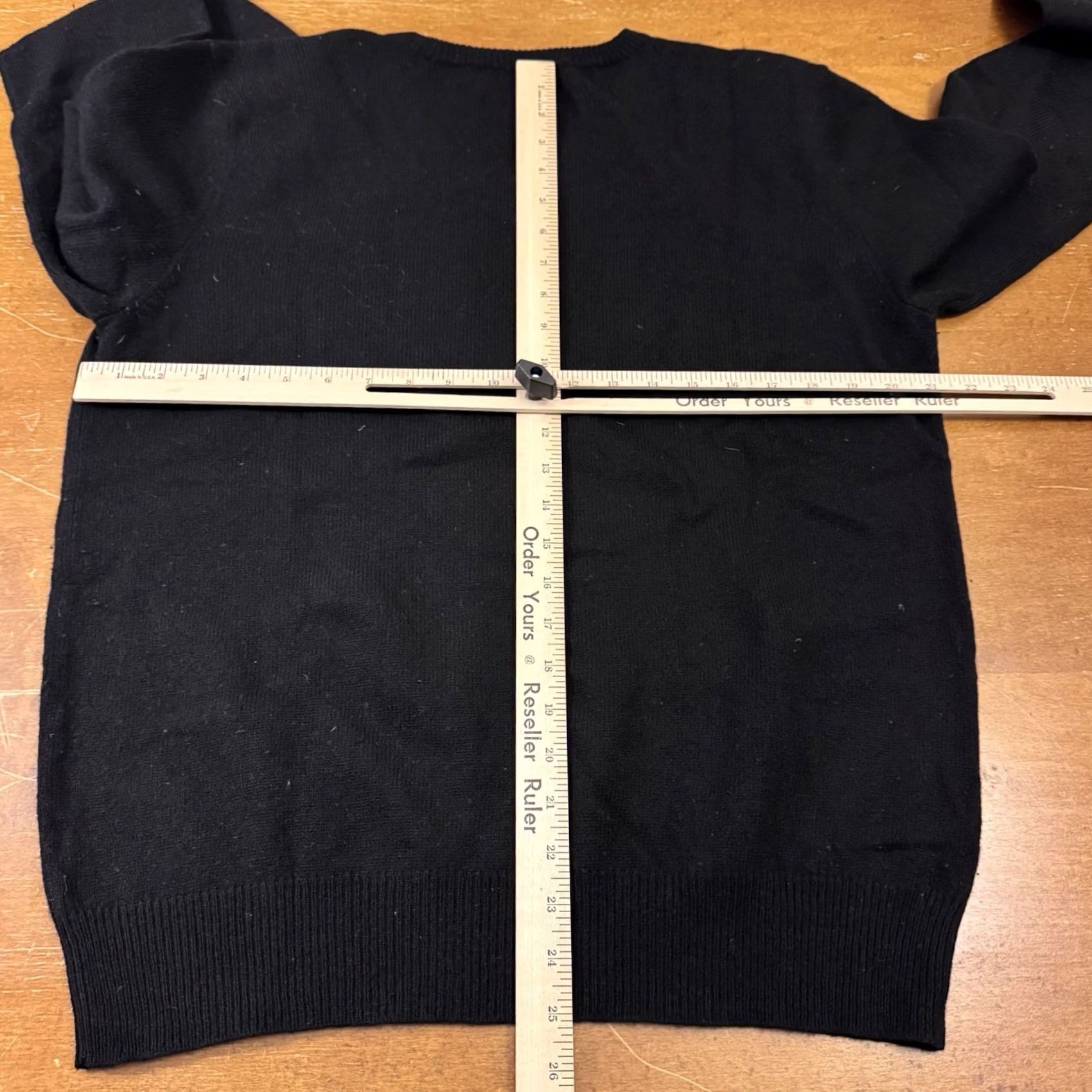 Polo Ralph Lauren VINTAGE Polo Ralph Lauren Sweater Mens Large Black Pullover Lambs Wool Long Sleeve Size US L / EU 52-54 / 3 - 4 Thumbnail
