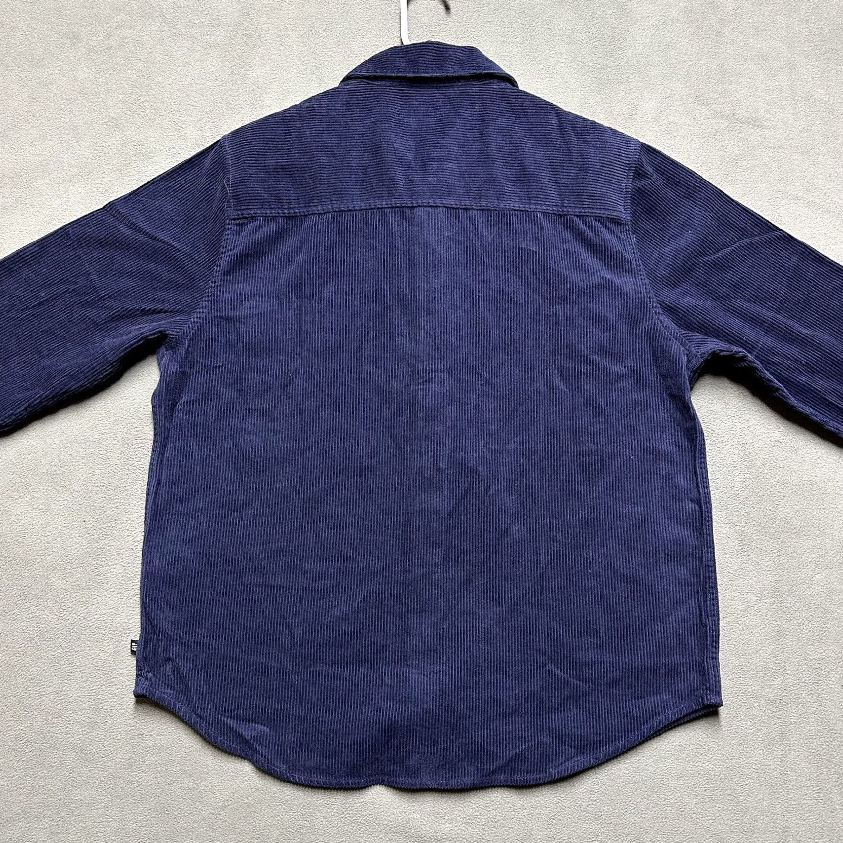 Gap NWT GAP Shirt Mens Medium Navy Blue Button Up Corduroy Long Sleeve MSRP 0 Size US M / EU 48-50 / 2 - 2 Thumbnail