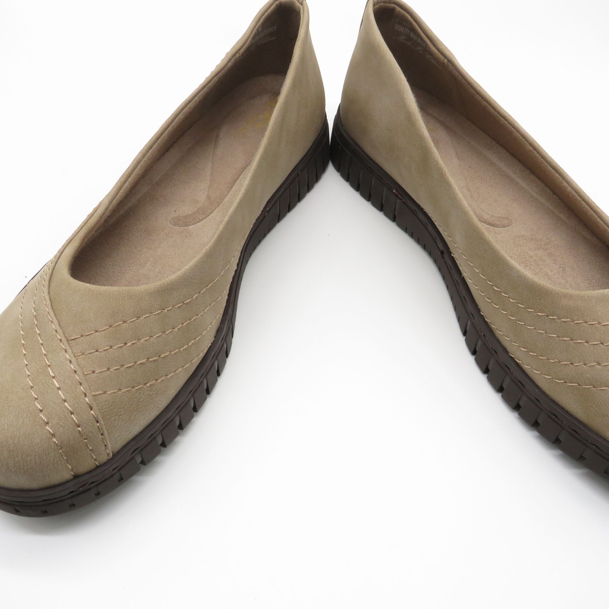 Other Easy Street Women's Brown Slip-On Flats With Comfort Sole 9. Size US 9.5 / IT 39.5 - 2 Thumbnail