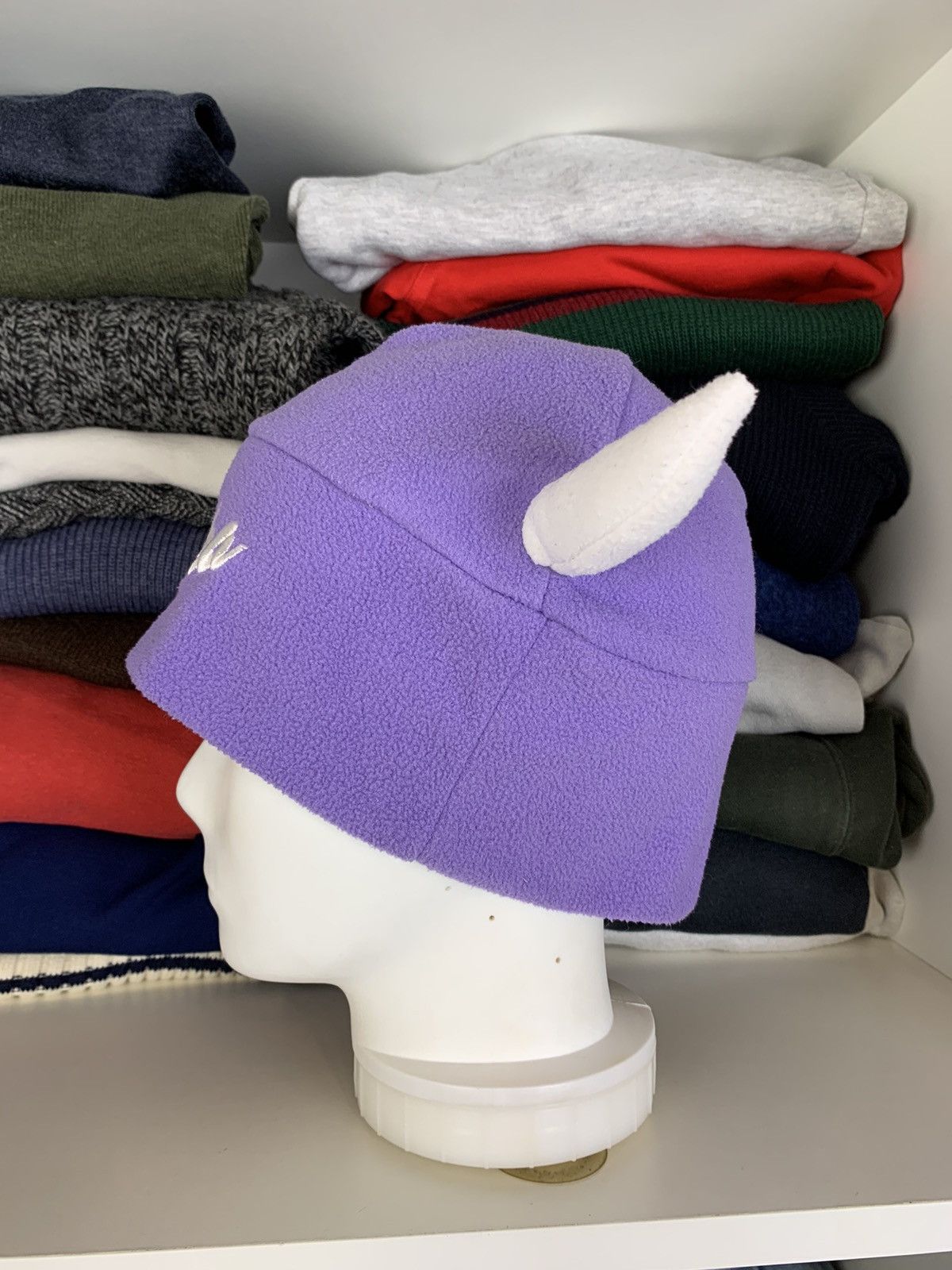 Other Y2K Milka Fleece Hat Size ONE SIZE - 2 Thumbnail