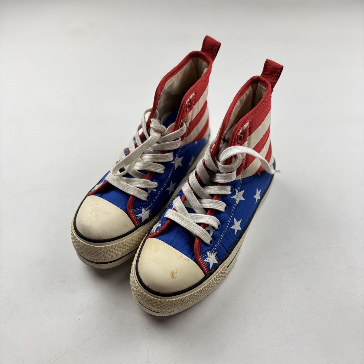 20471120 20471120 HYOMA Stars and Stripes Platform Sneakers Size US 5 / IT 35 - 11 Thumbnail