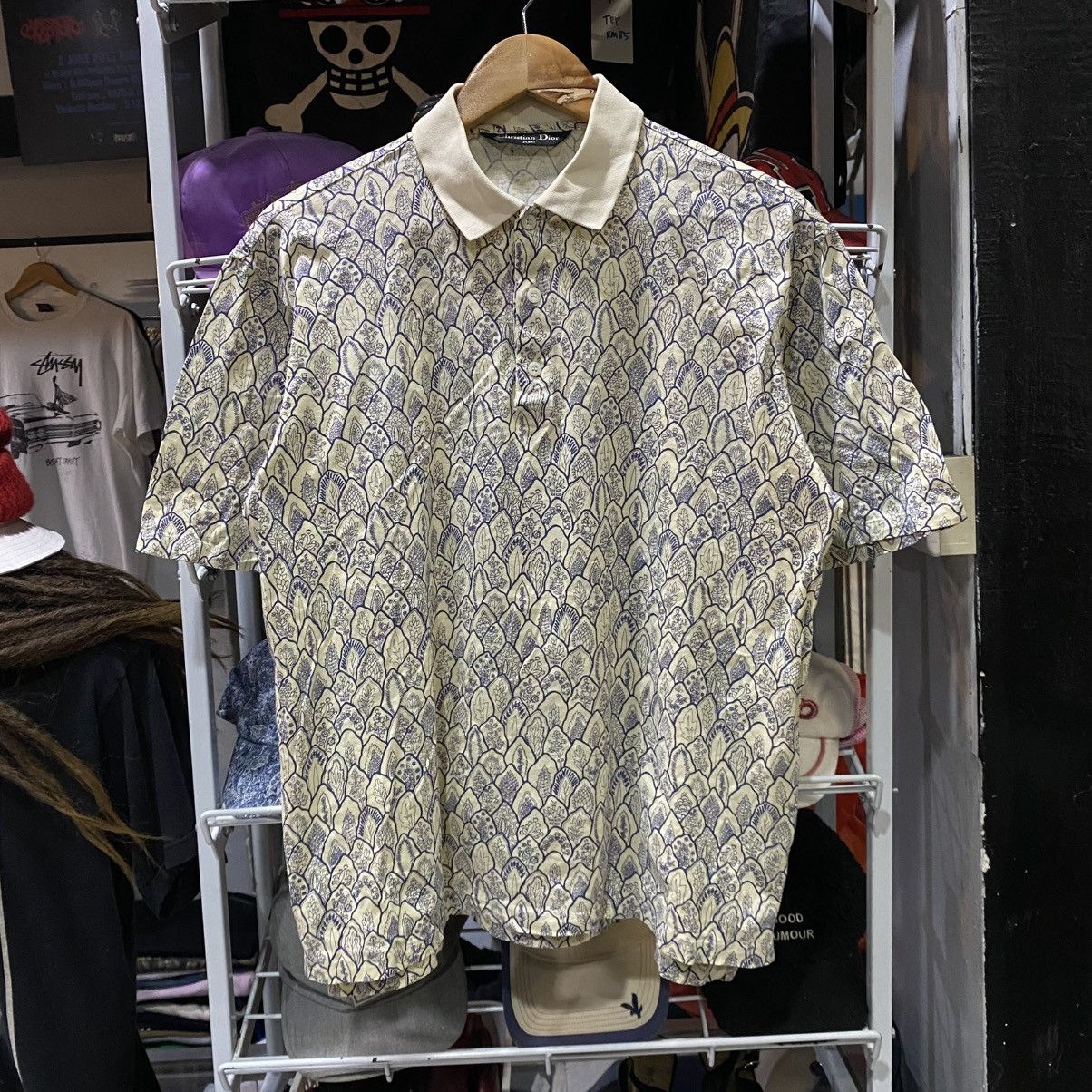 Christian Dior Monsieur Christian Dior Sport All Over Print 🌿☘️🍀🌱 Polos Size US M / EU 48-50 / 2 - 1 Thumbnail