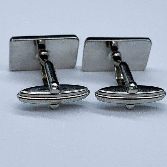 Bally Bally Silver and Gold Tone Cufflinks Set Size ONE SIZE - 6 Thumbnail