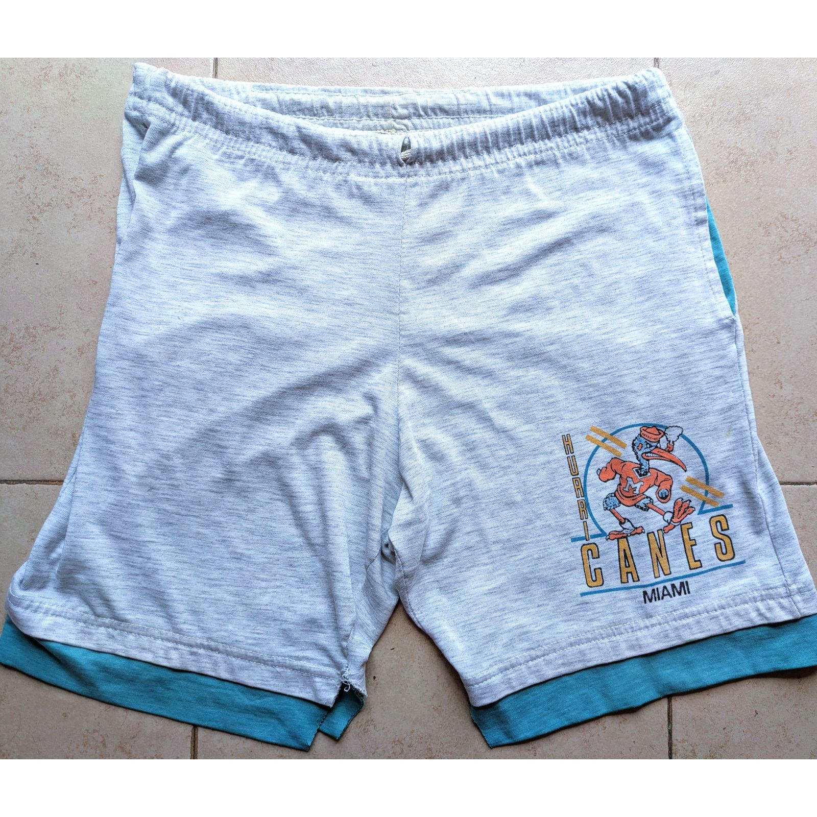 NCAA × Starter Miami Hurricanes 90s SHORTS & Boxer SET football vintage Size US 30 / EU 46 - 2 Thumbnail