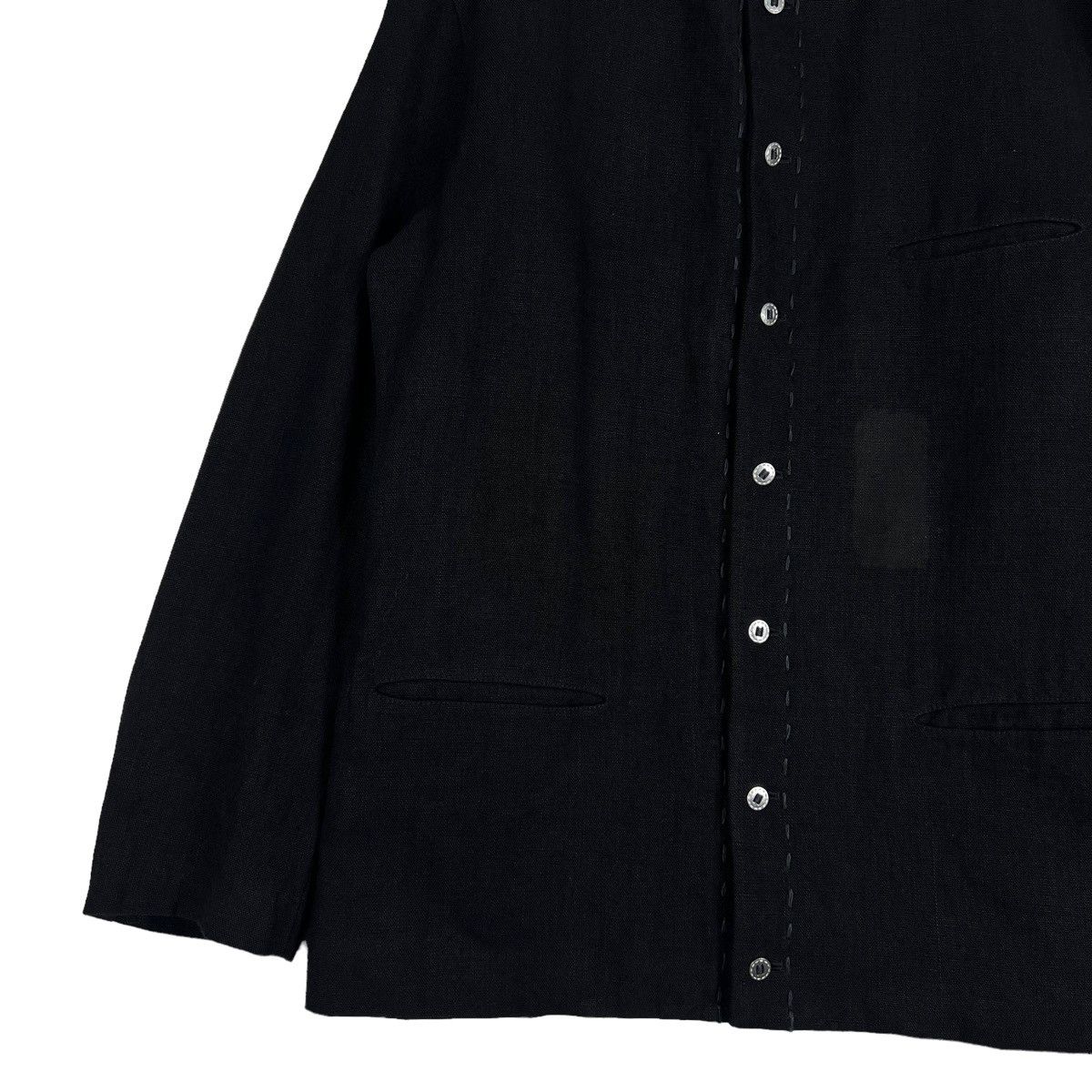 Yohji Yamamoto 🔥VTG YOHJI YAMAMOTO POUR HOMME AW1999 WOOL BUTTON JACKET Size US L / EU 52-54 / 3 - 4 Thumbnail