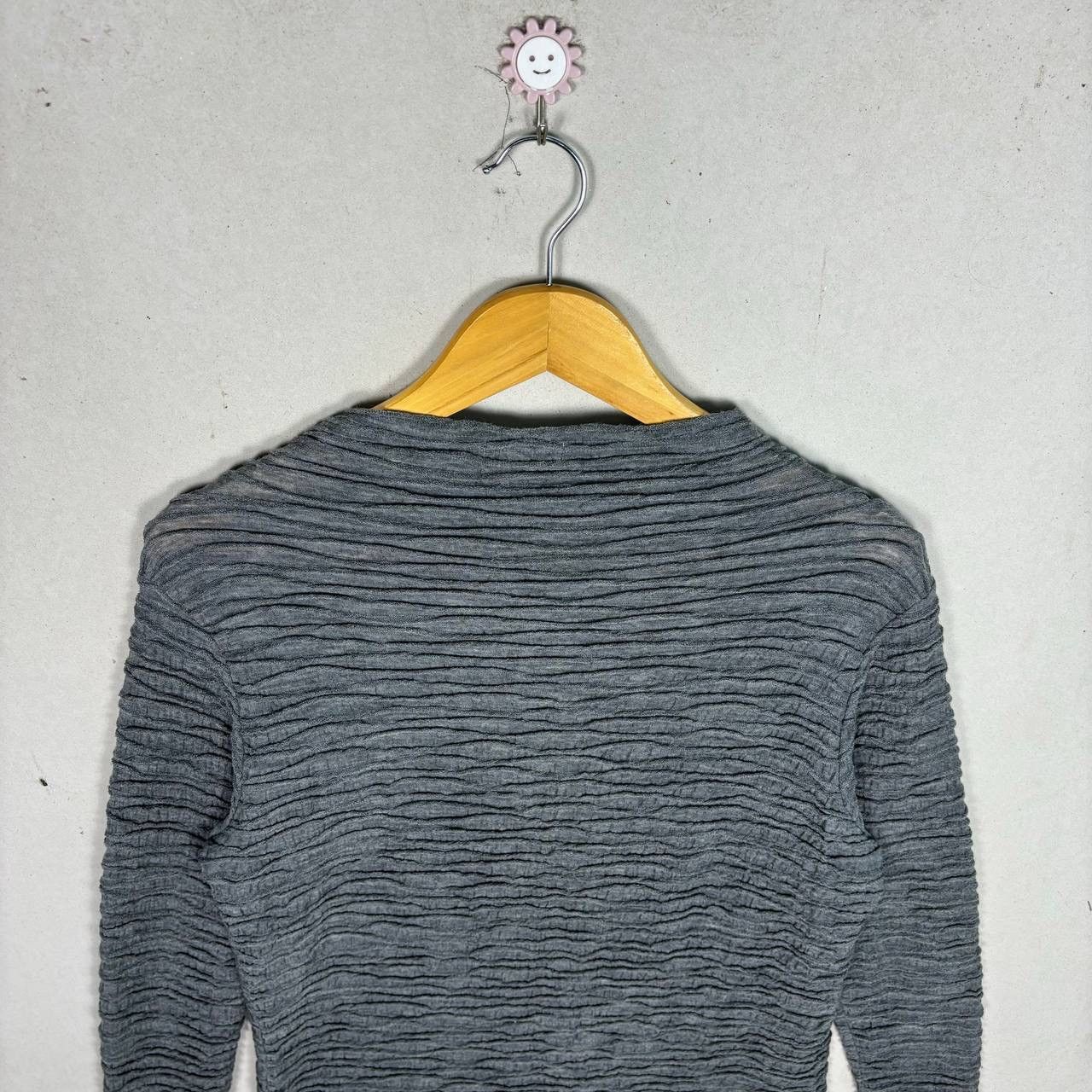 Issey Miyake Issey Miyake Plantation 90s Textured Wool Knit Sweater M Size US M / EU 48-50 / 2 - 5 Thumbnail