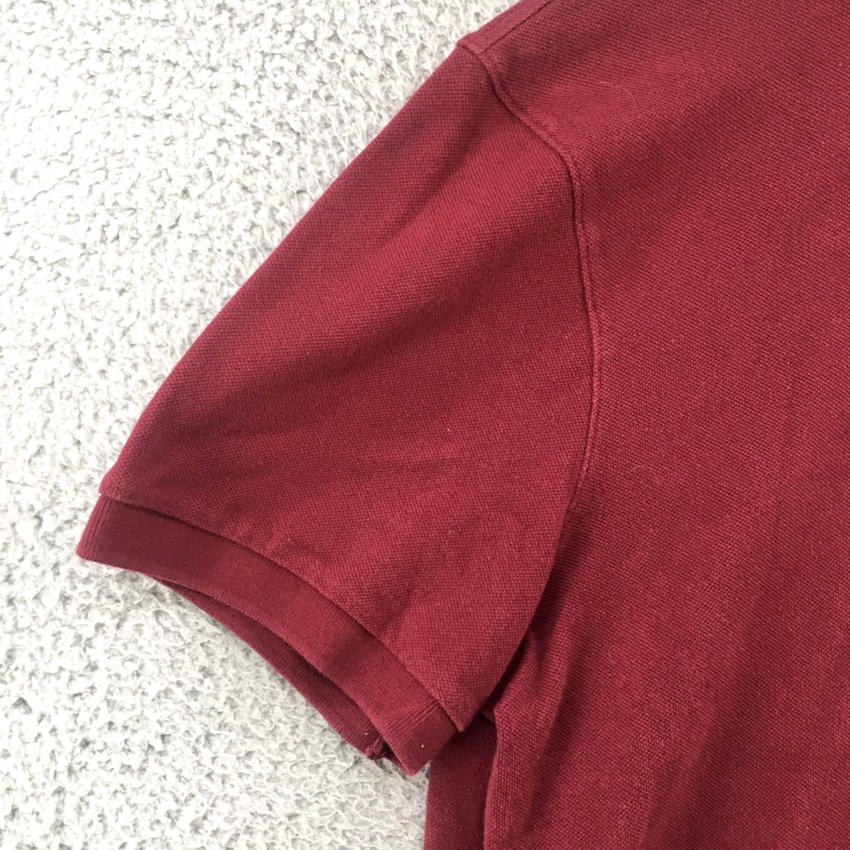 Nautica Nautica Polo Shirt Mens XL Burgundy Cotton Collared Short Sleeve 1/4 Button Shirt Classic Casual Size US XL / EU 56 / 4 - 4 Thumbnail