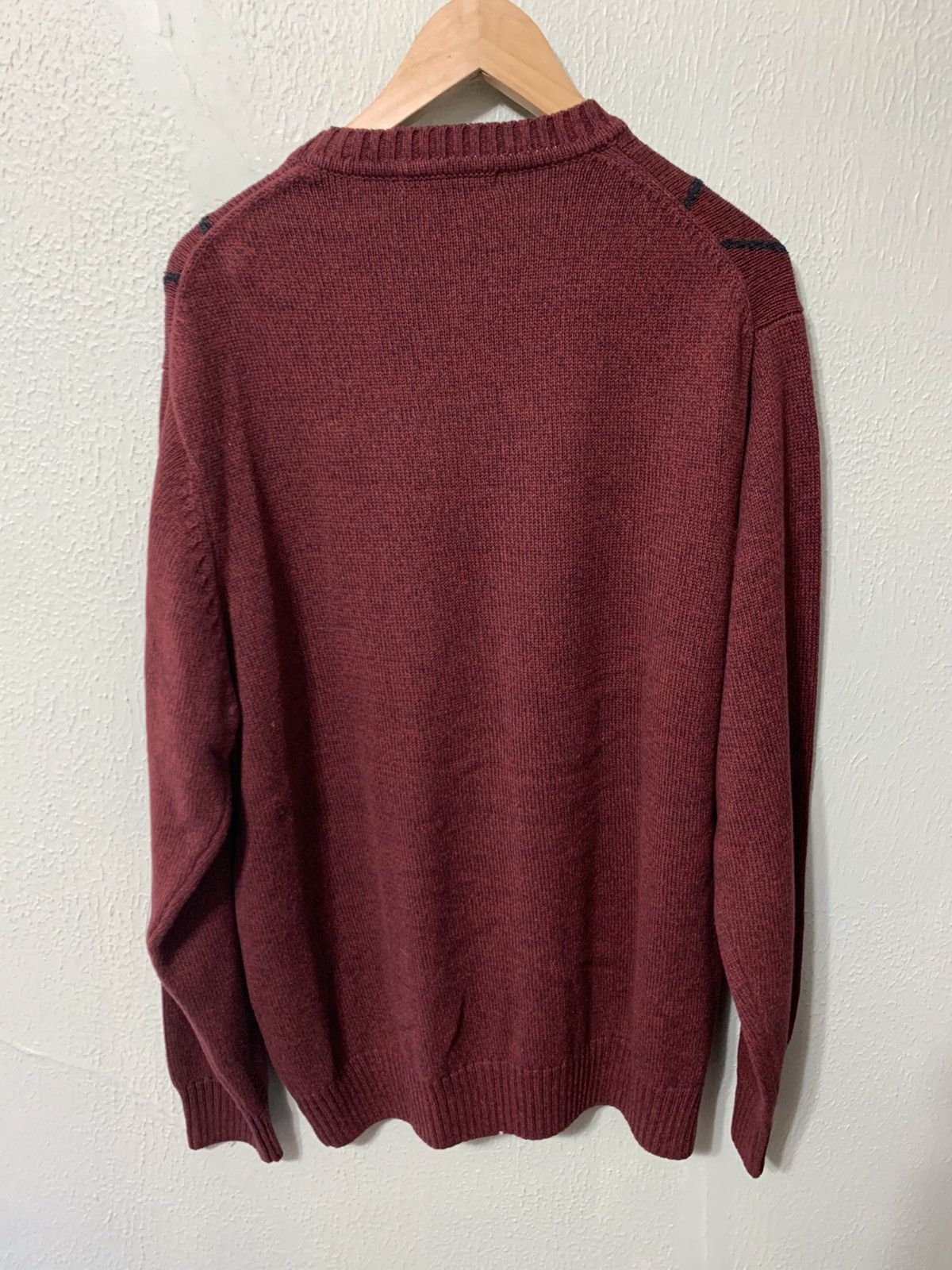 Vintage Vintage Diamond Braid Cableknit Sweater Size US XL / EU 56 / 4 - 1 Thumbnail
