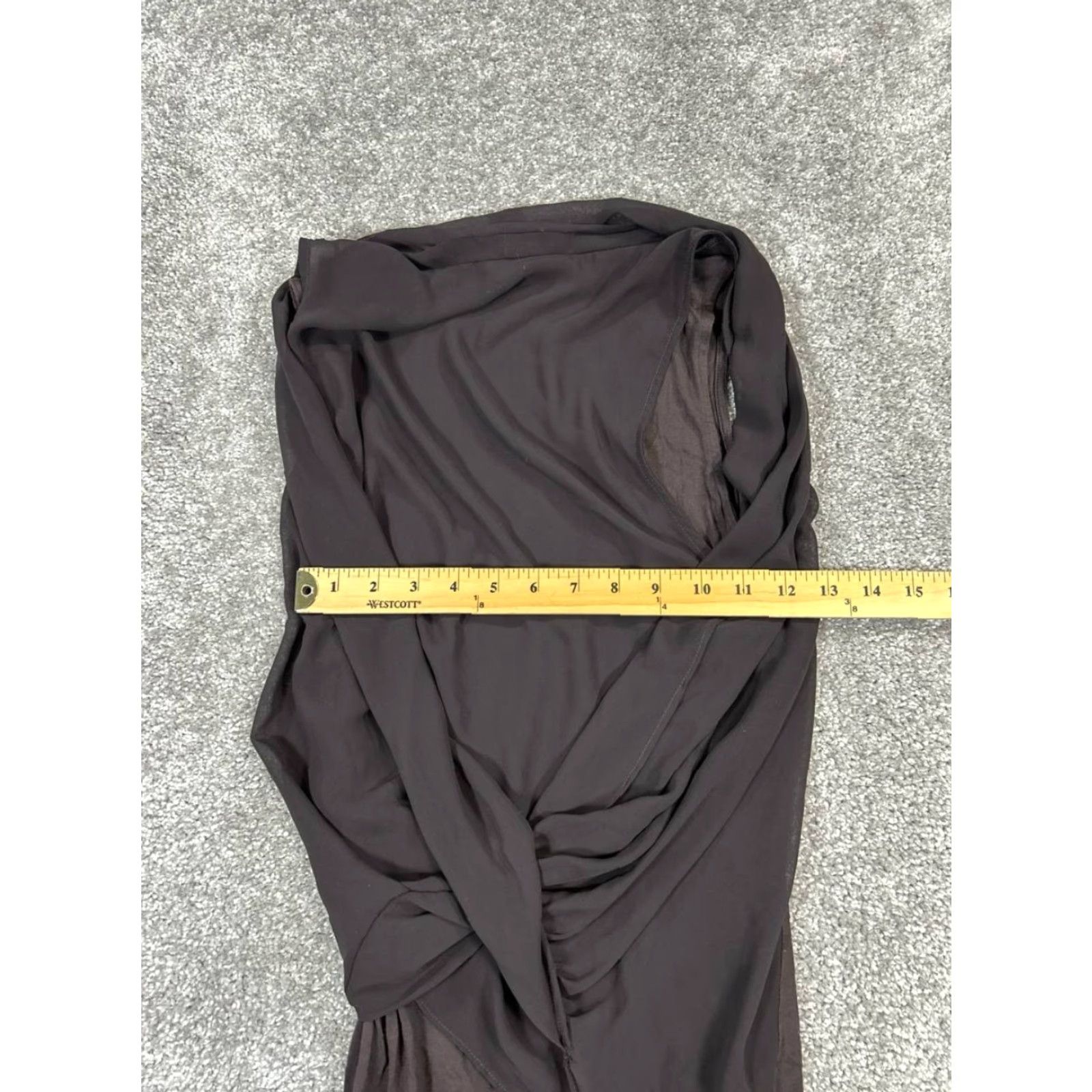 Allsaints Allsaints Dress Womens 2 Brown Wrap Bodycon Size XS / US 0-2 / IT 36-38 - 5 Thumbnail