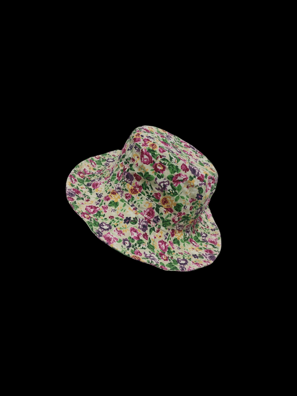 Kenzo × Vintage KENZO PARIS DESIGN FLORAL FULLPRINT BUCKET HAT Size ONE SIZE - 1 Thumbnail