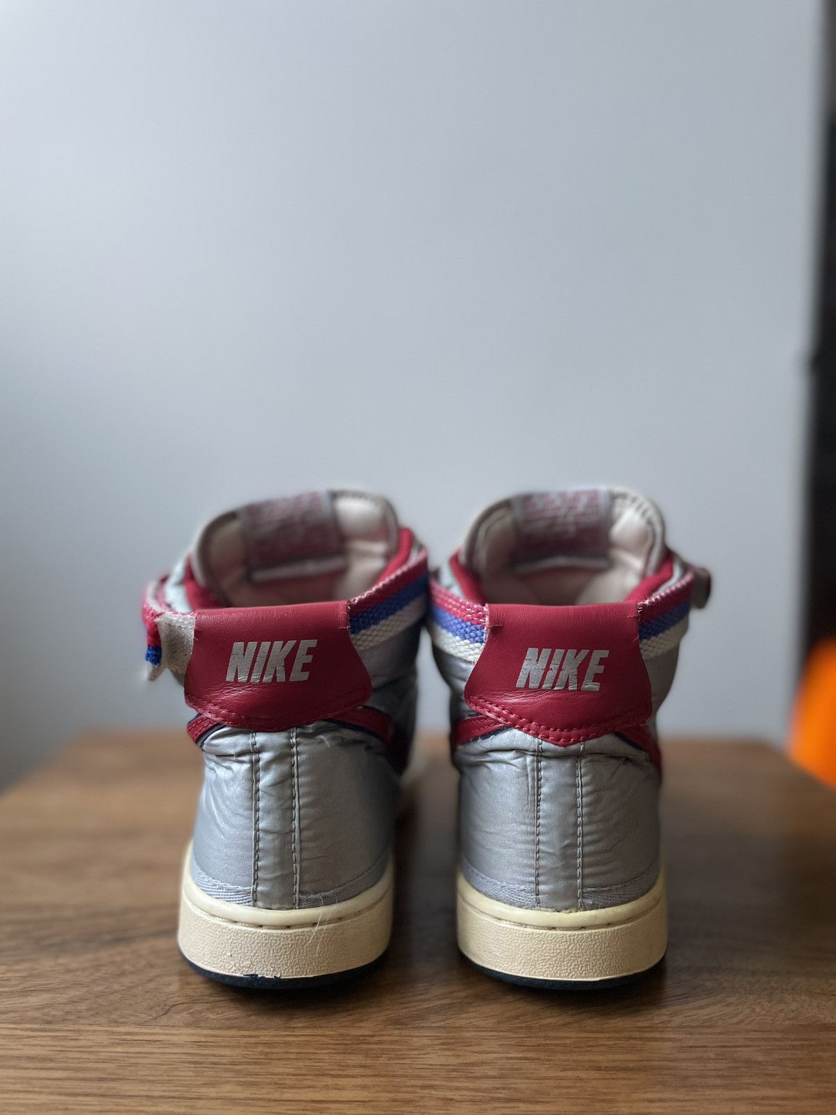 Nike Nike Vandal High Supreme VNTG Silver/Red Size US 6 / IT 36 - 4 Thumbnail