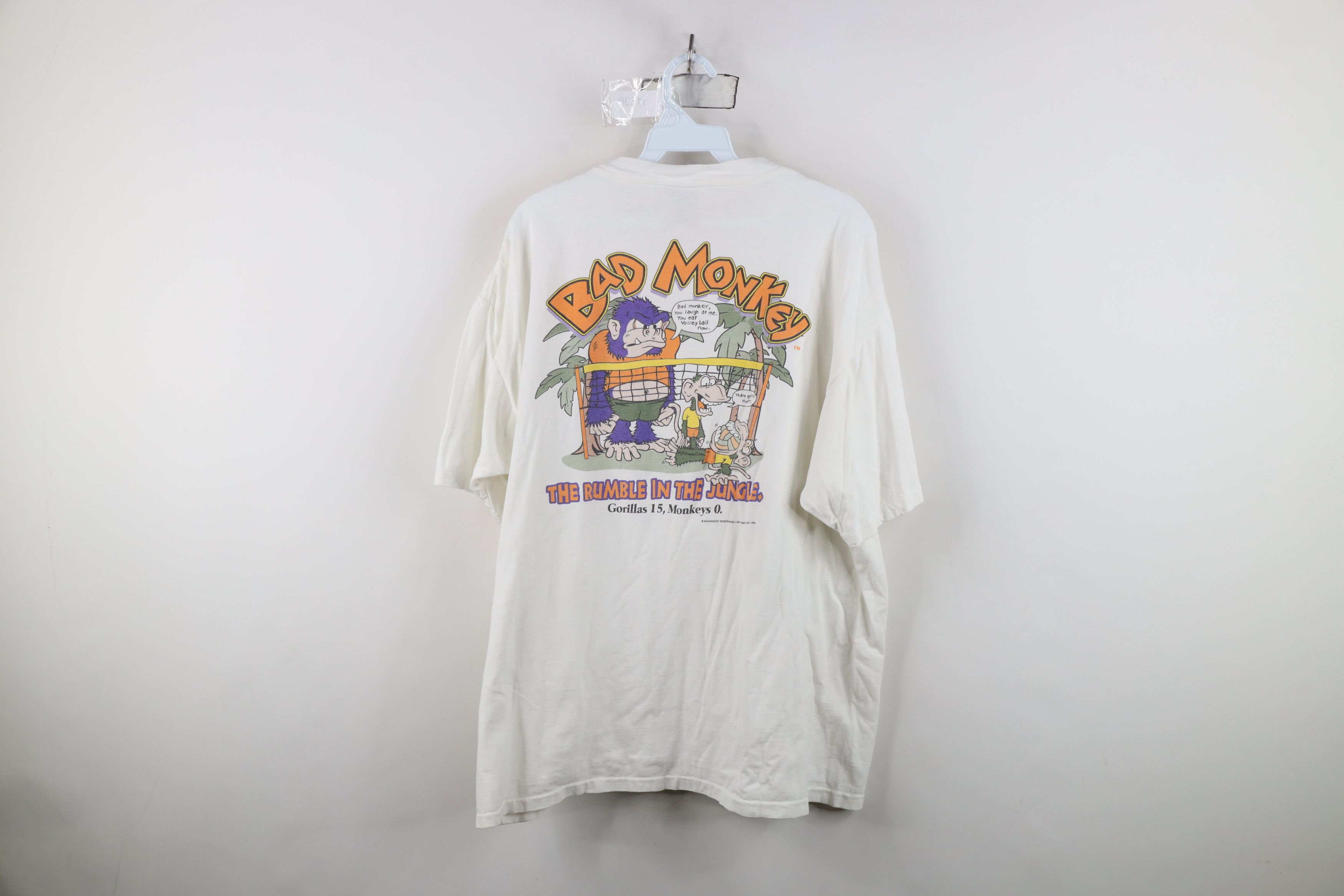 Vintage Vintage 90s Michigan State Championship Volleyball T-Shirt Size US XL / EU 56 / 4 - 13 Thumbnail