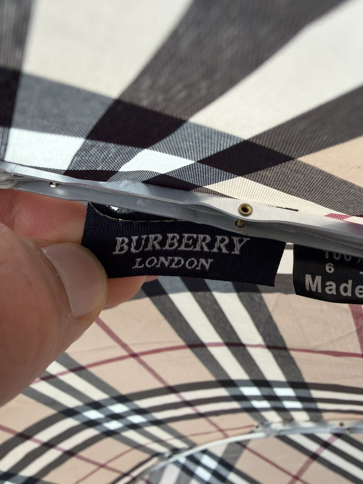Burberry Burberry Nova Check Umbrella Size ONE SIZE - 14 Thumbnail
