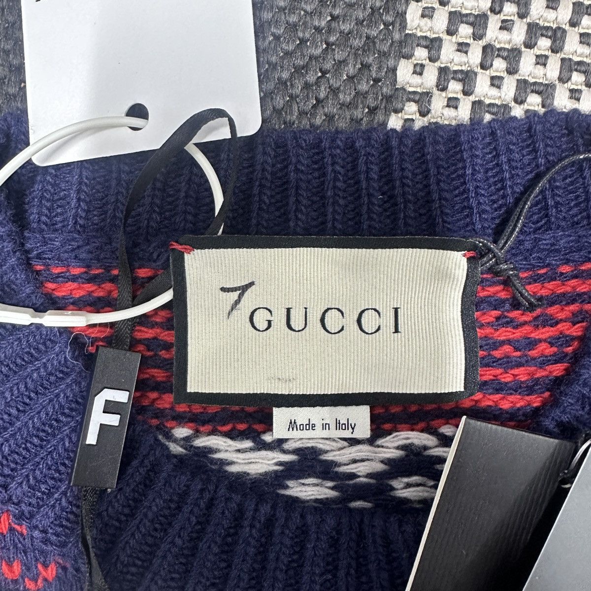 Gucci Authentic COA Gucci GG Jacquard Wool Sweater with Reindeer Size US S / EU 44-46 / 1 - 4 Thumbnail