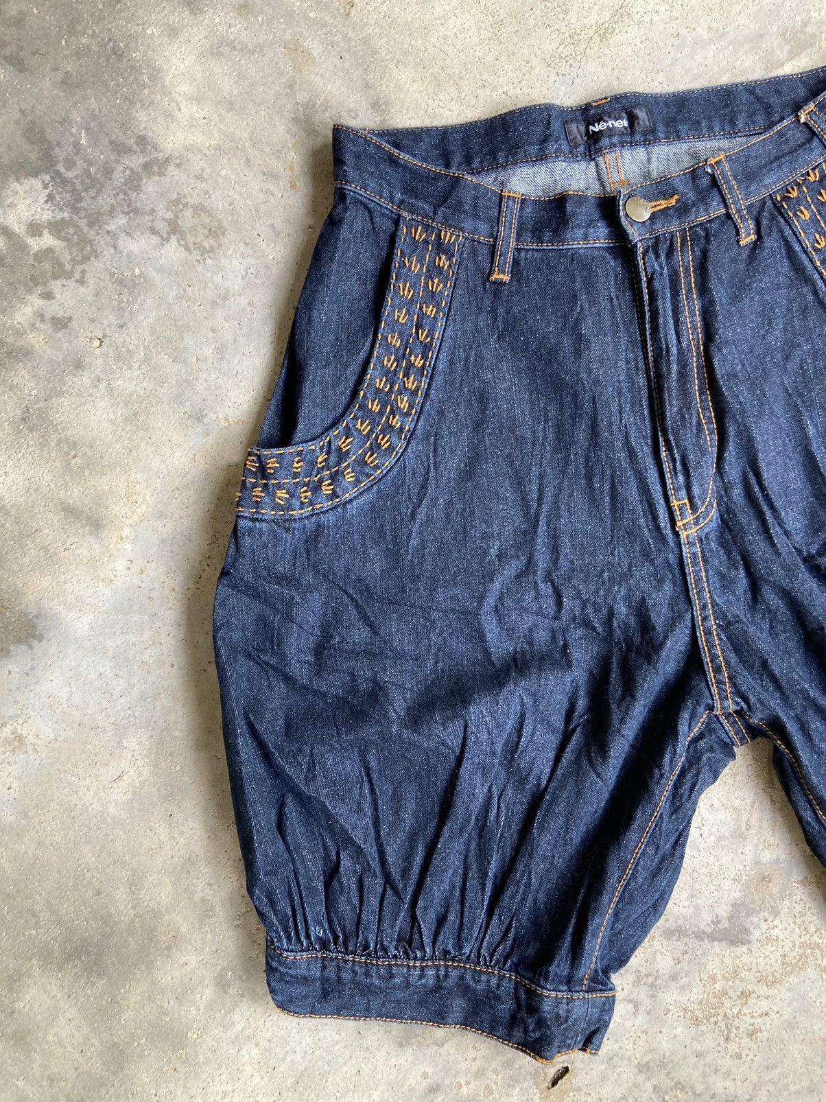 Issey Miyake Ne-net by Issey Miyake balloon denim short pants Size US 29 - 3 Thumbnail