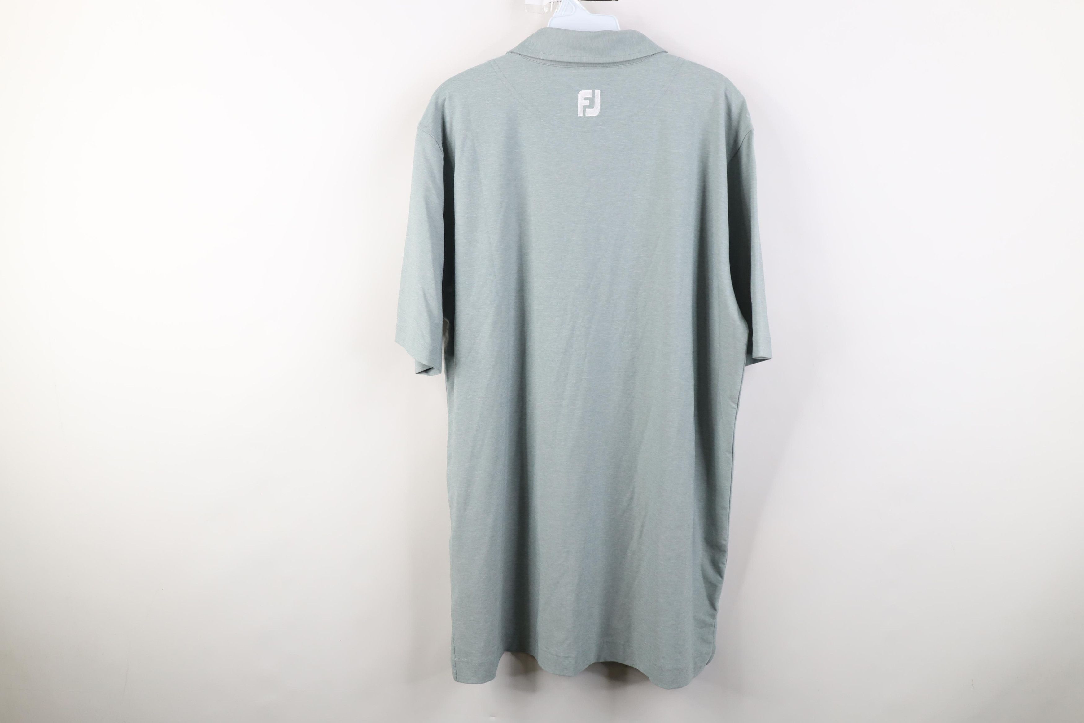 Footjoy FootJoy Fit Embroidered Logo Chambray Stretch Golf Polo Size US L / EU 52-54 / 3 - 11 Thumbnail