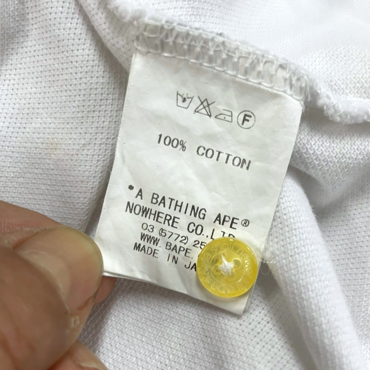 Bape Bape Teriyaki Boyz White Polo Size US L / EU 52-54 / 3 - 12 Thumbnail