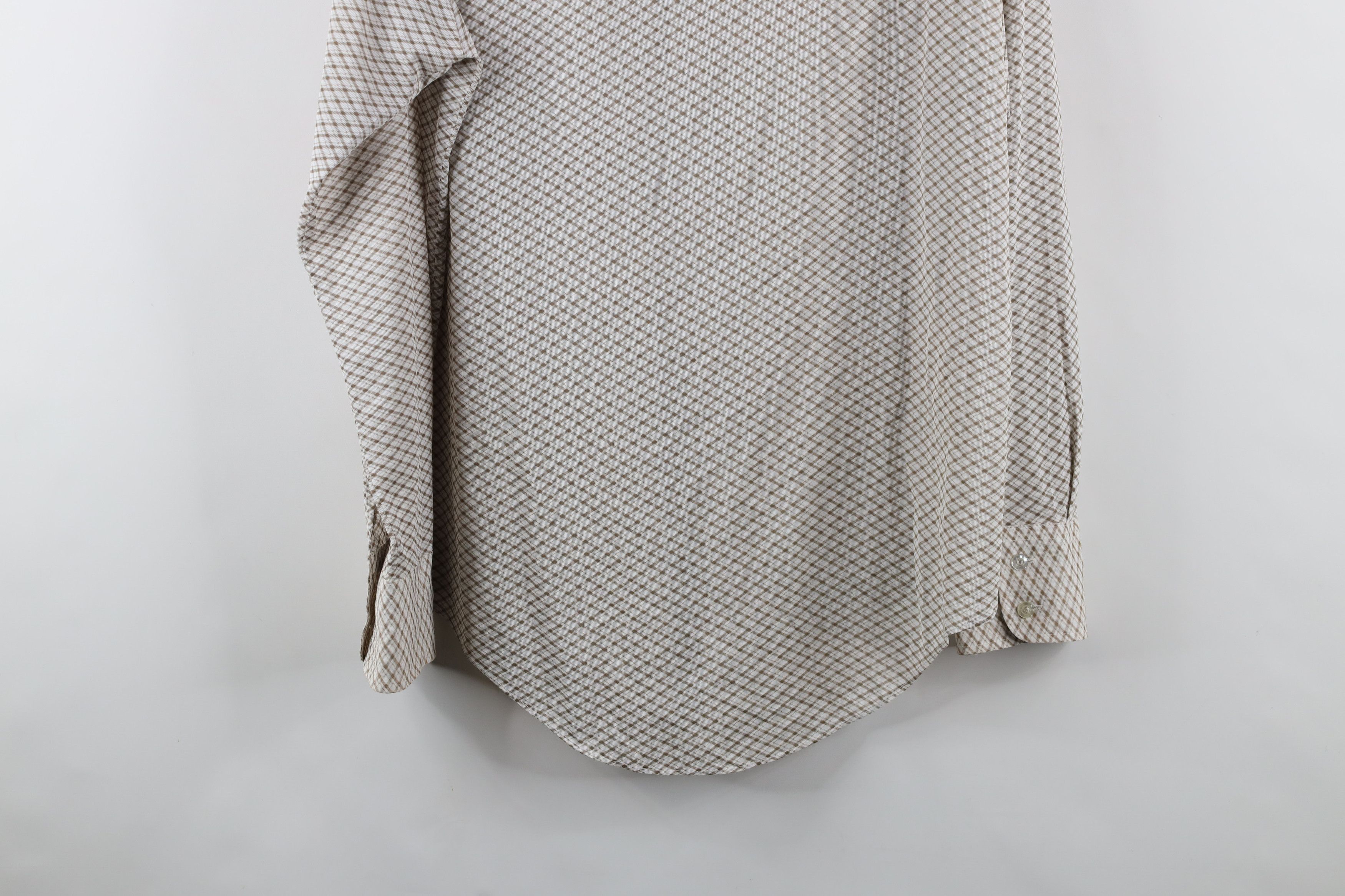 Vintage Vintage 70s Streetwear Sheer Knit Collared Button Shirt Size US M / EU 48-50 / 2 - 11 Thumbnail