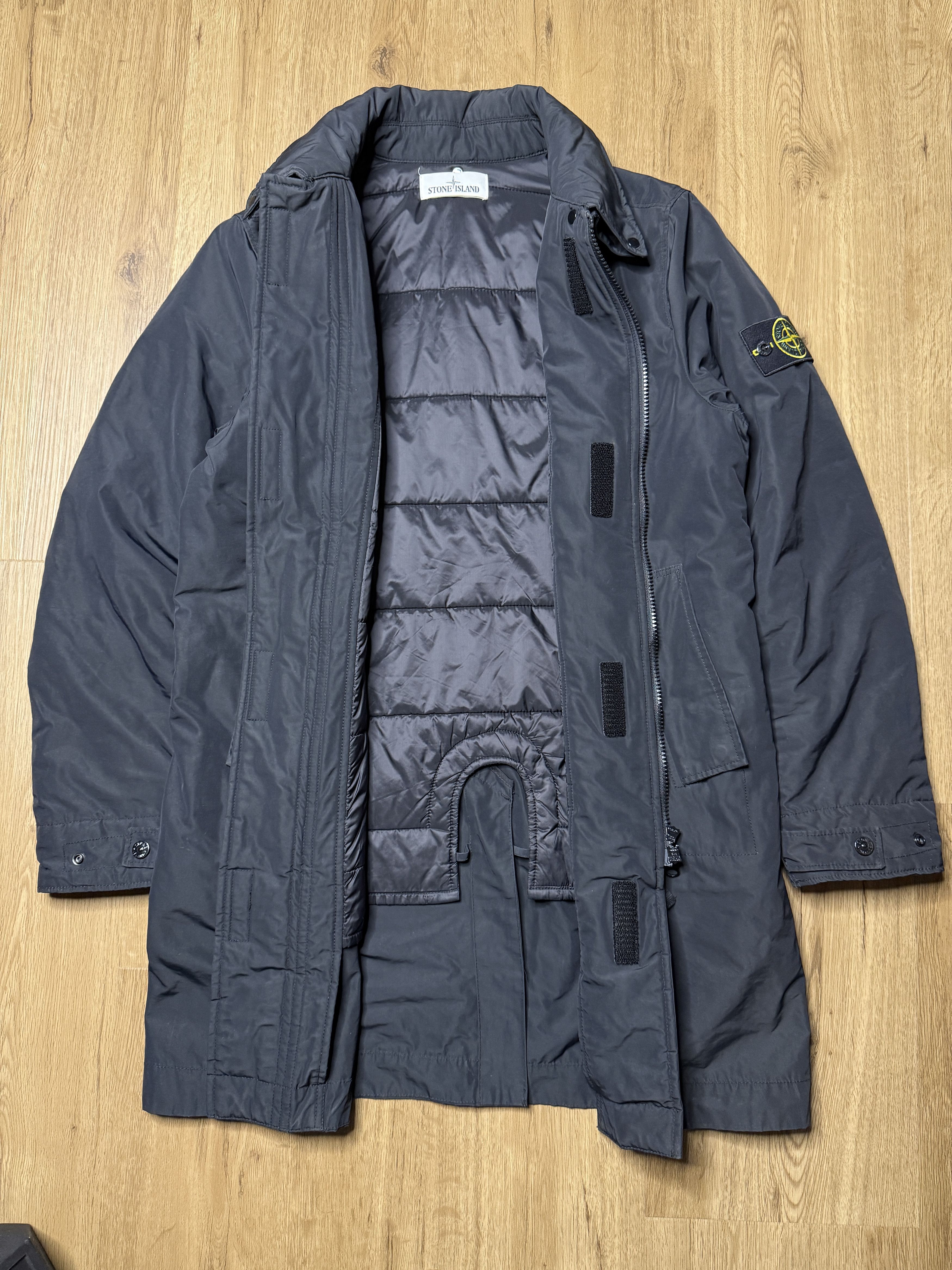 Stone Island Black Micro Reps Jacket with Primaloft Insulation Technology Size US S / EU 44-46 / 1 - 3 Thumbnail