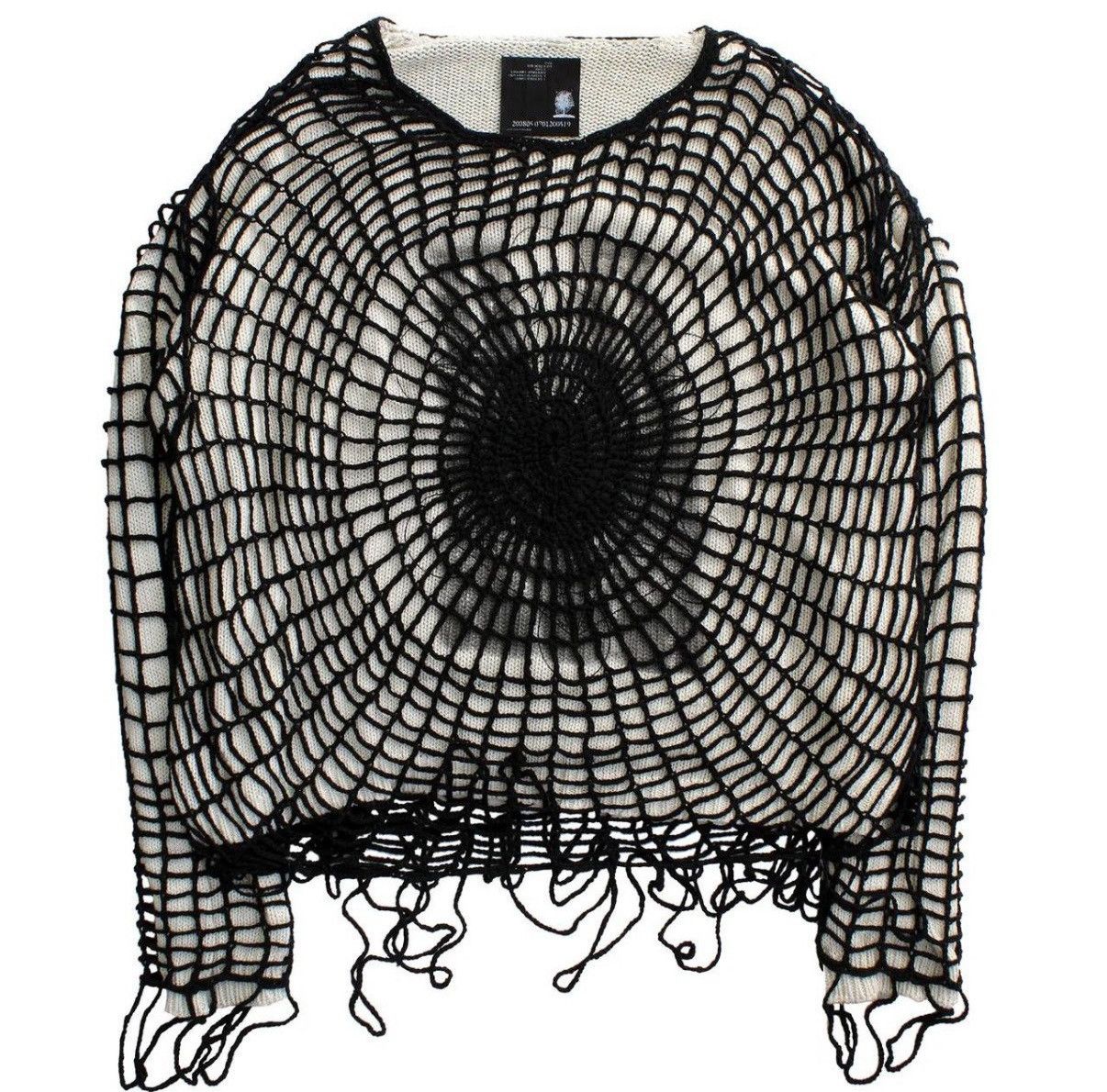 Japanese Brand double-layer knit spider web sweater Size US S / EU 44-46 / 1 - 1 Thumbnail
