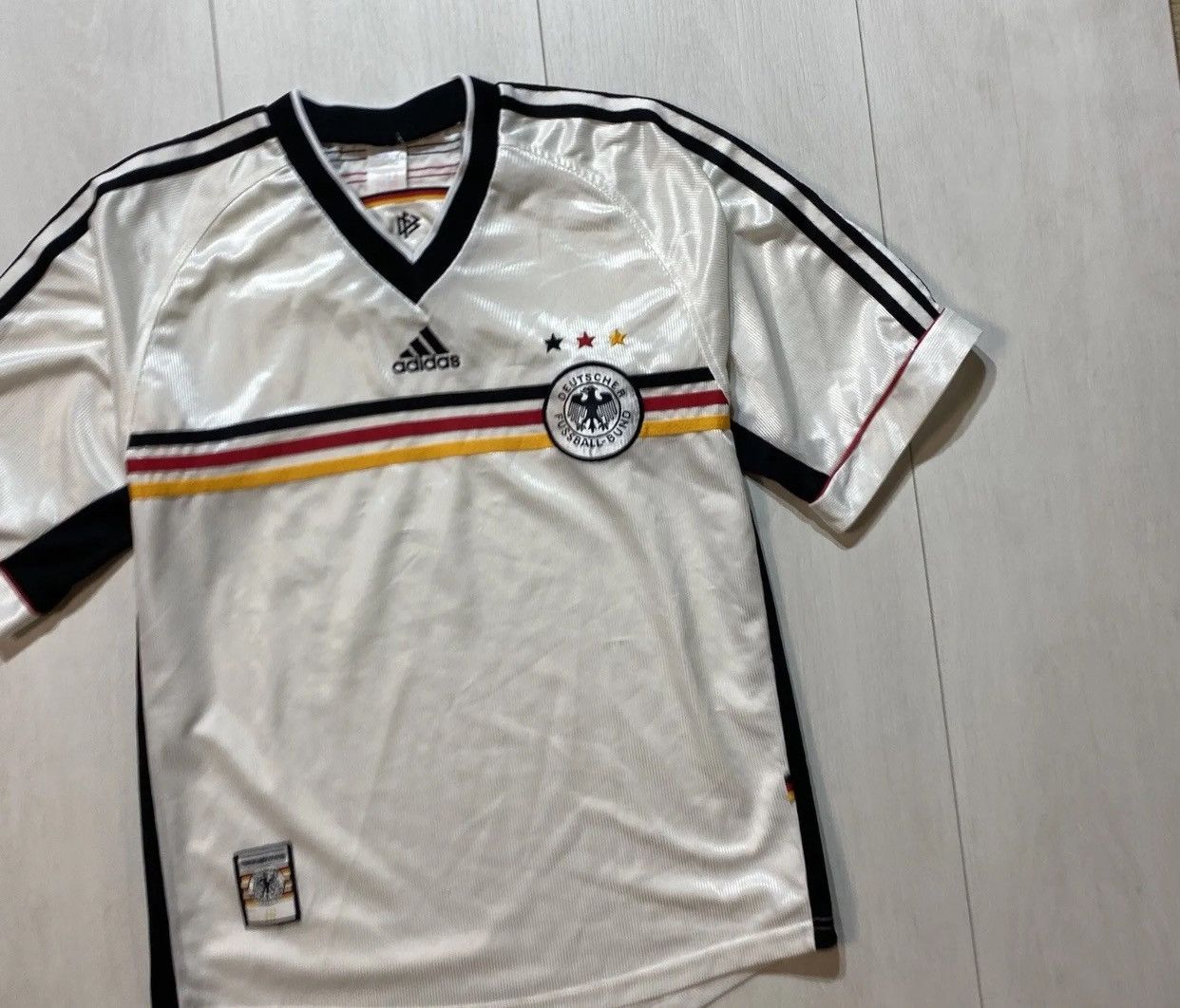 GERMANY 1998 2000 HOME FOOTBALL SHIRT SOCCER JERSEY ADIDAS